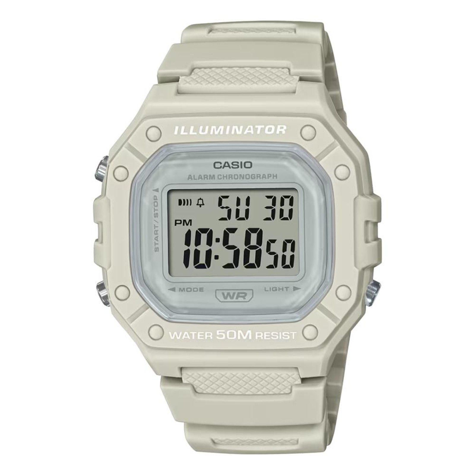 Relógio Casio Standard W-218HC-8AVDF-SC Bege