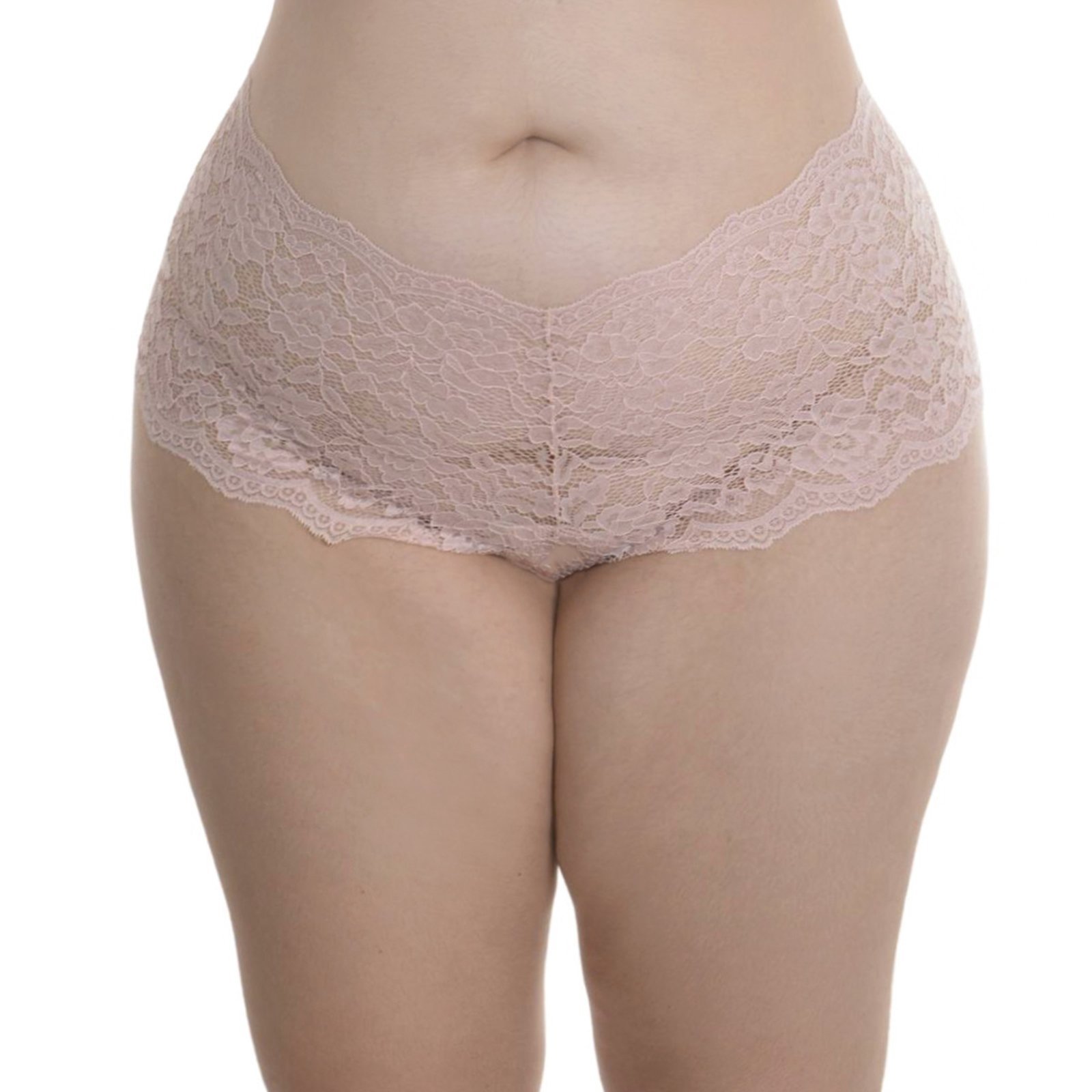 Calcinha caleçon rendada plus size Liebe .