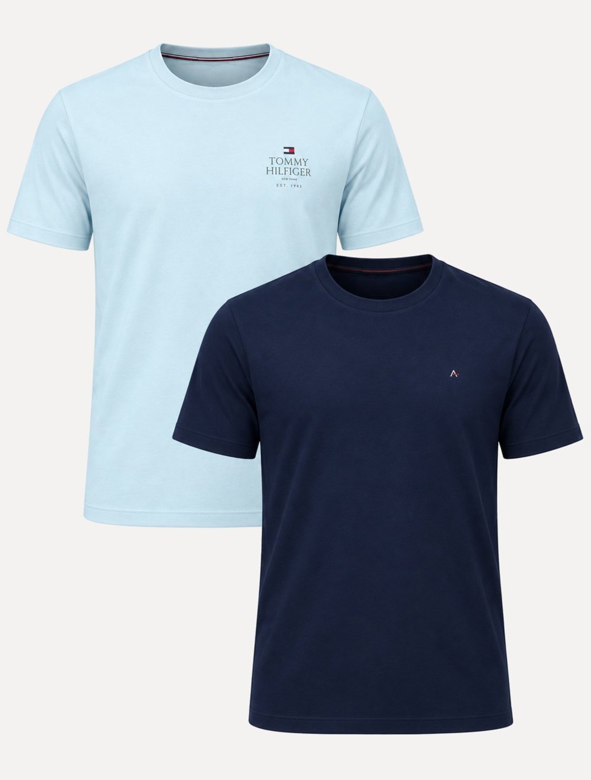 Kit Camisetas Tommy Hilfiger/Aramis | Azul Claro/Azul Marinho