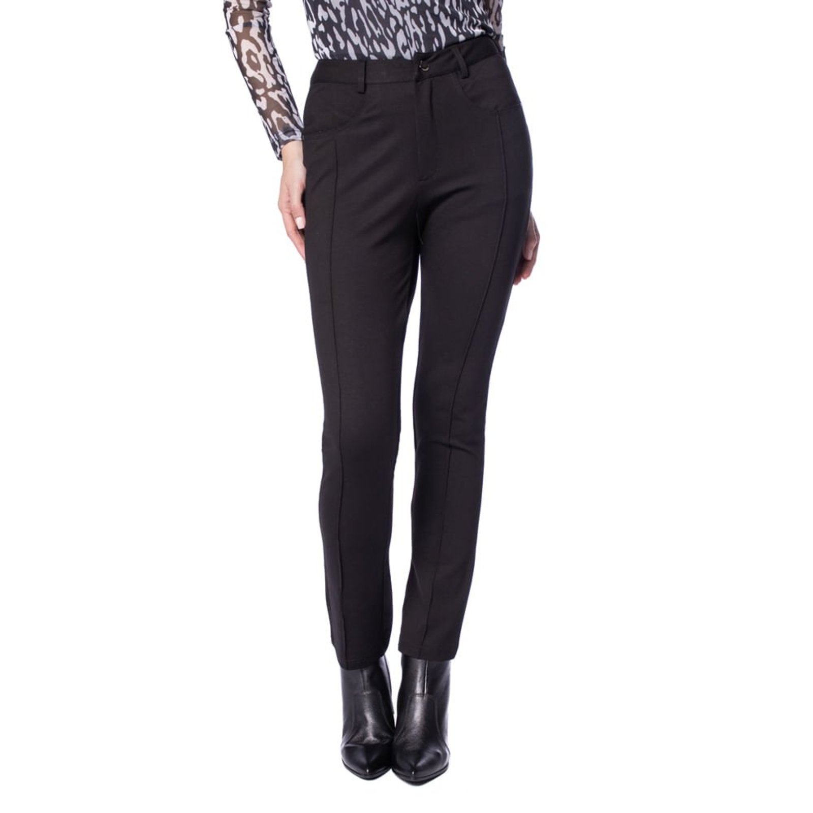 Calça Feminina Mochine Montaria Friso Preto