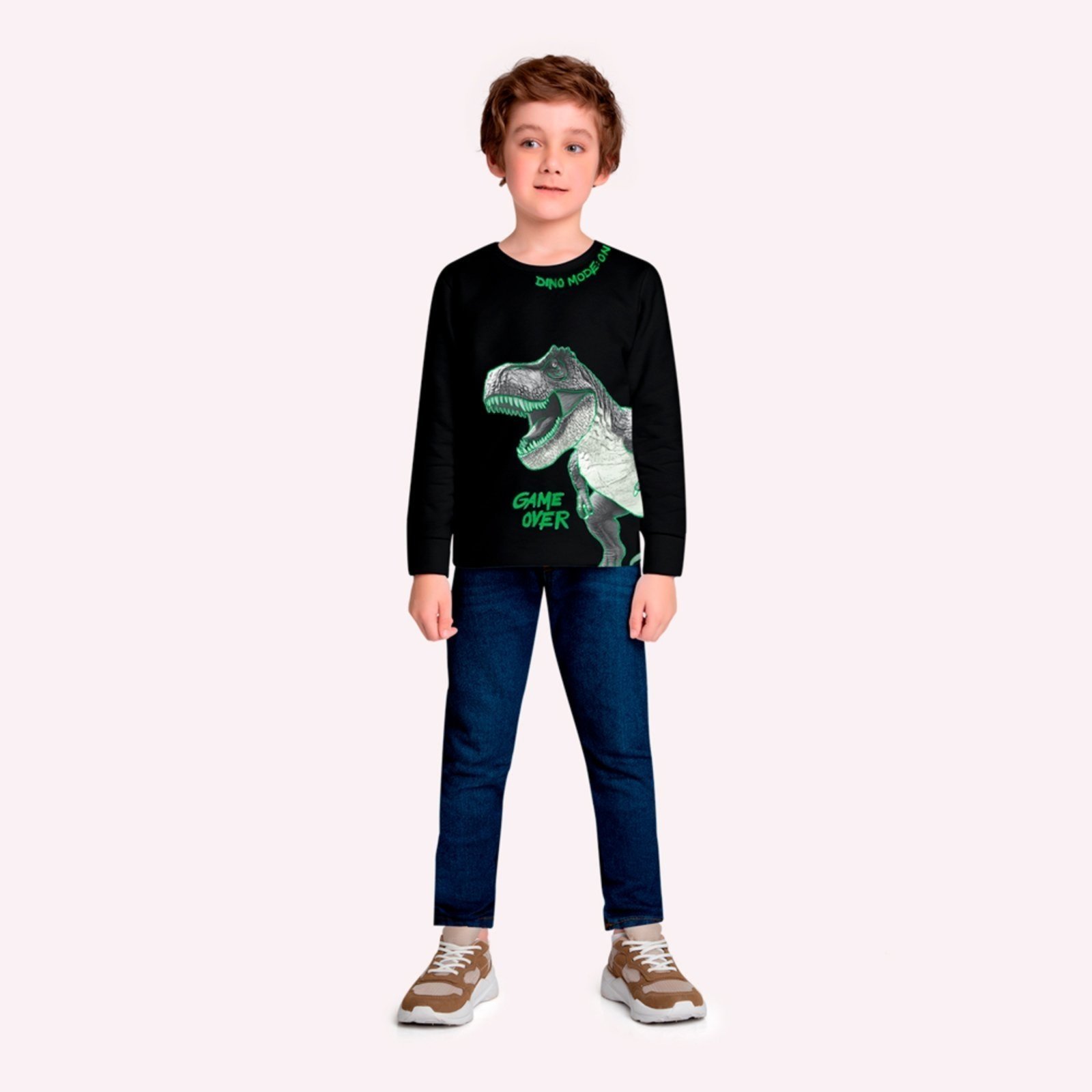 Infantil - Camiseta Menino Dinossauro Kyly