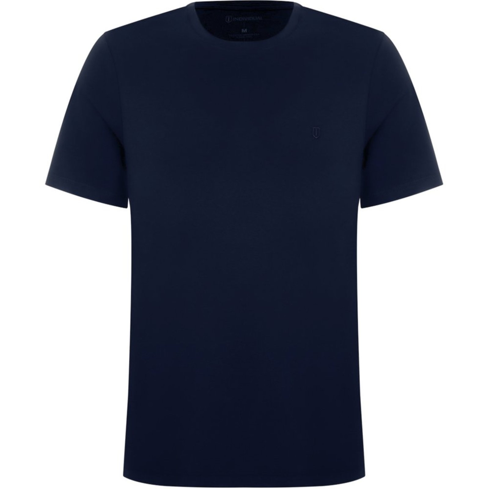 Camiseta Individual Basic Slim Ou24 Marinho Masculino