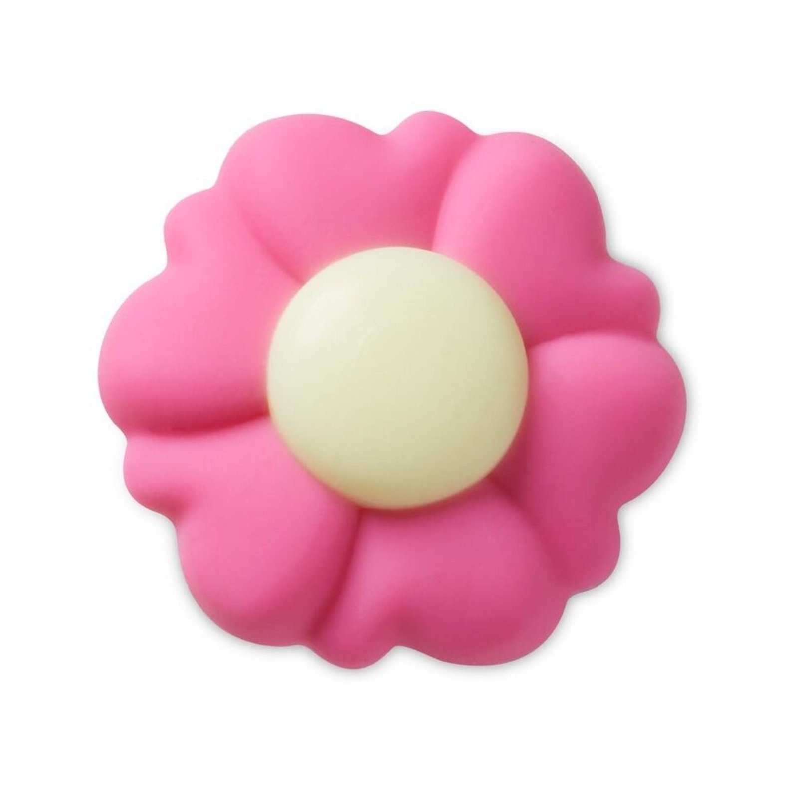 Infantil - Jibbitz™ Flor Rosa Squishy Único Branco