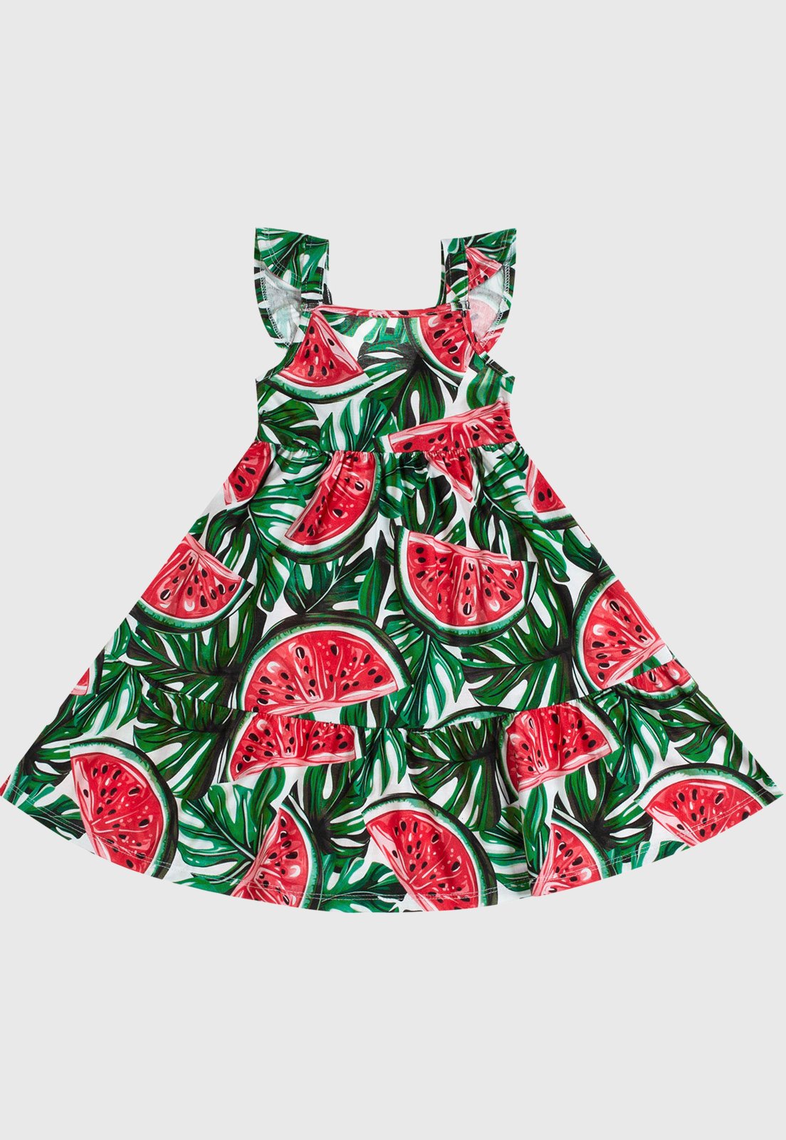 Infantil - Vestido Kyly Frutas Verde