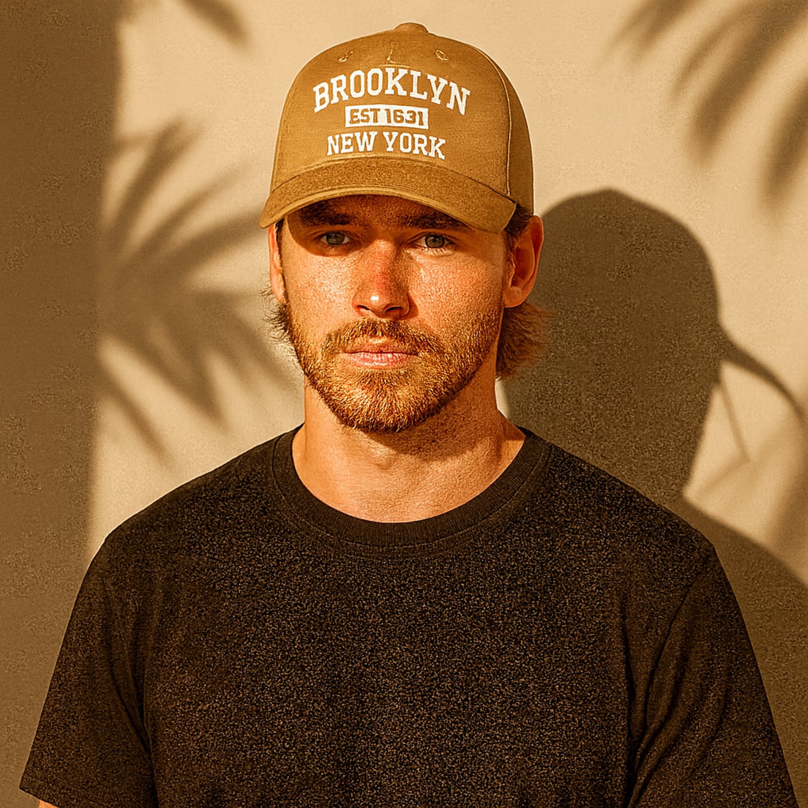 Boné New York Blogueira Unissex Feminino Masculino Star Shop Marrom Claro