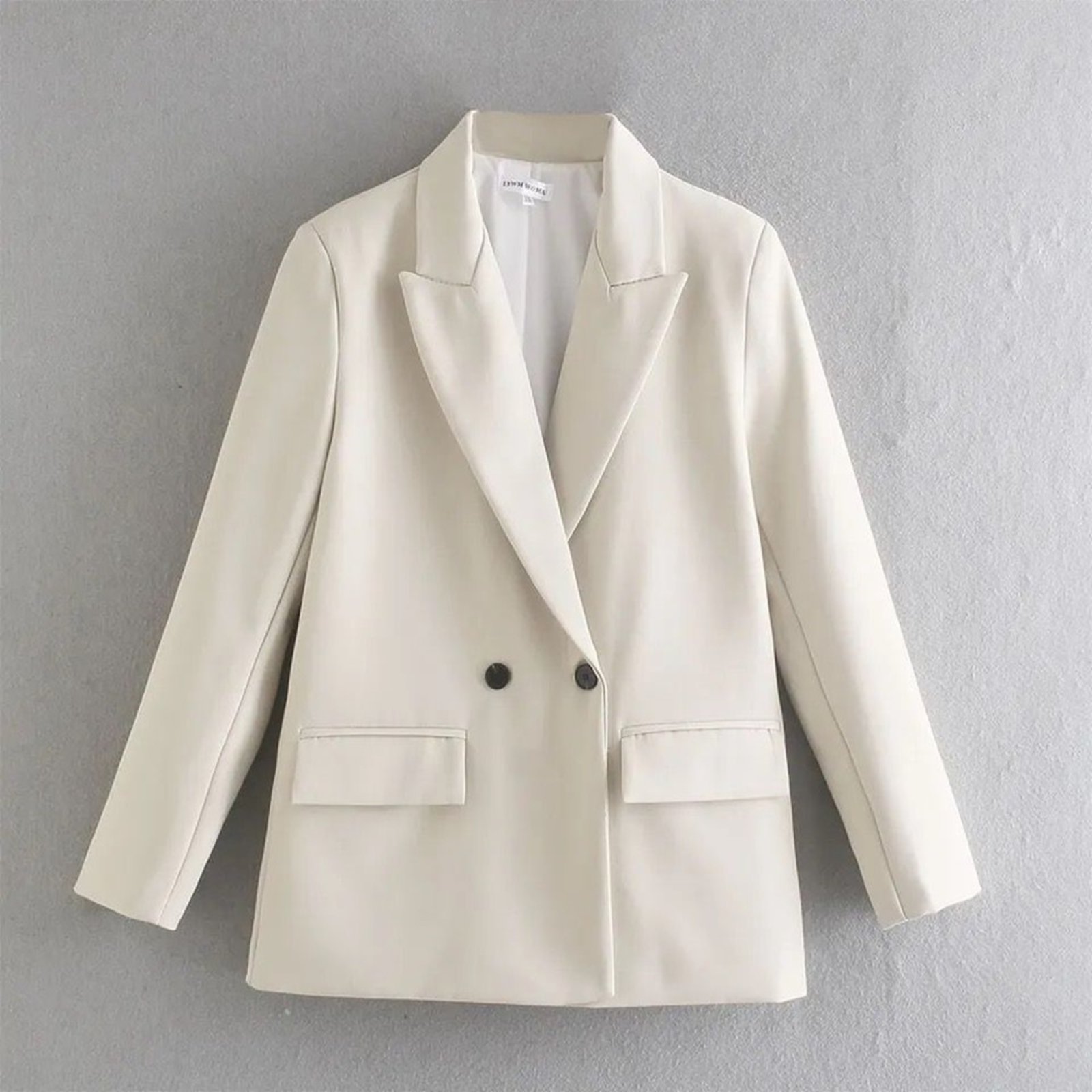 Blazer Feminino Alfaiataria Alongado Levosch Blazer Branco