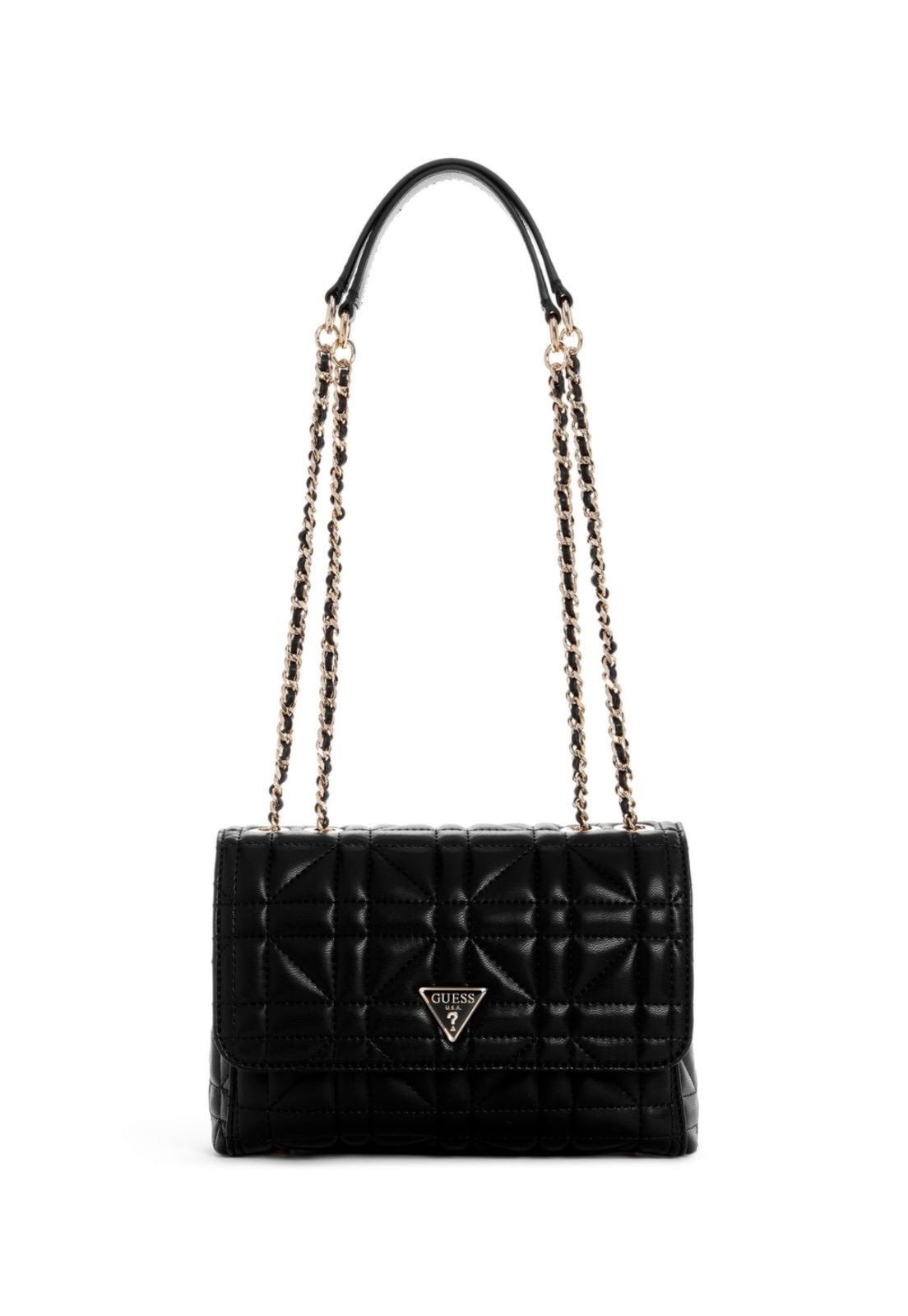 Bolsa Guess Edita Transversal Flap Preto