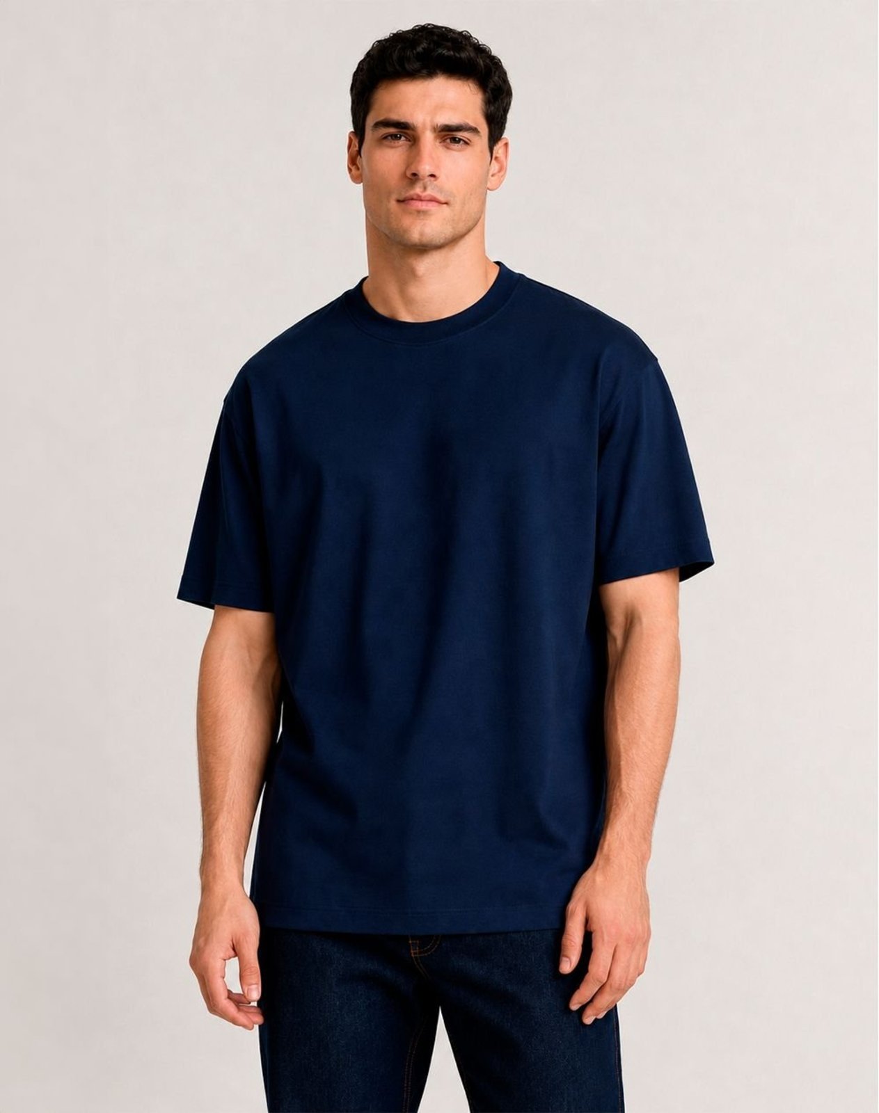 Camiseta Masculina Oversize 80091 Marinho Consciência