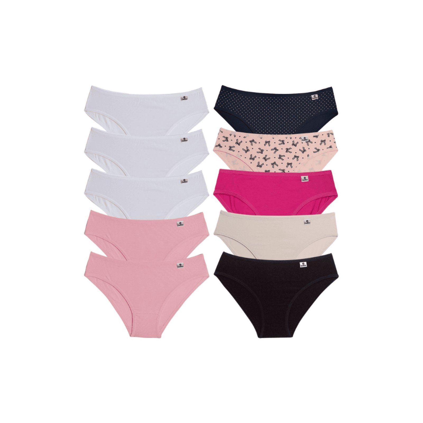 Calcinha Miss DelRio Em Cotton 512222 C/10