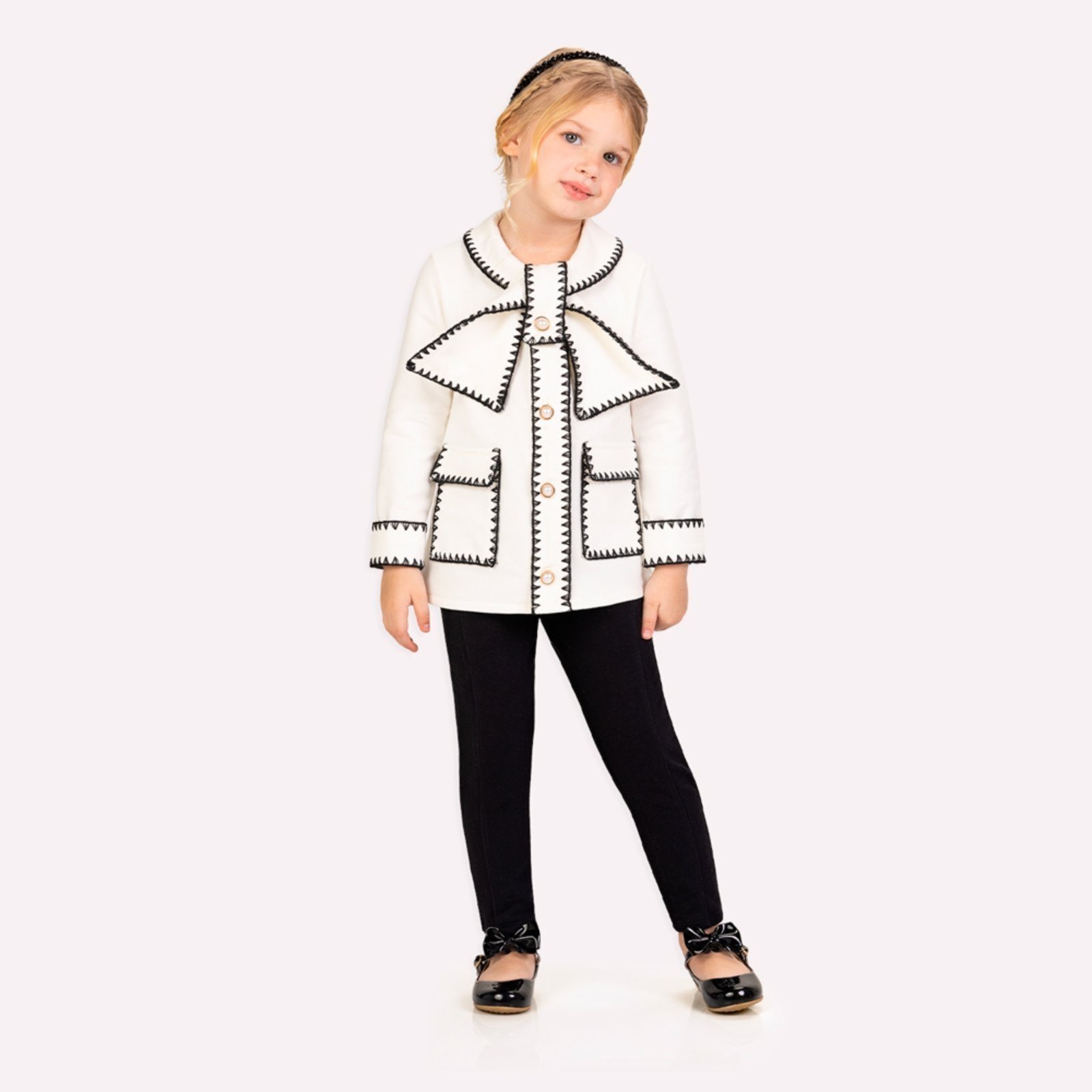 Infantil - Conjunto Menina com Ponto Concha Milon