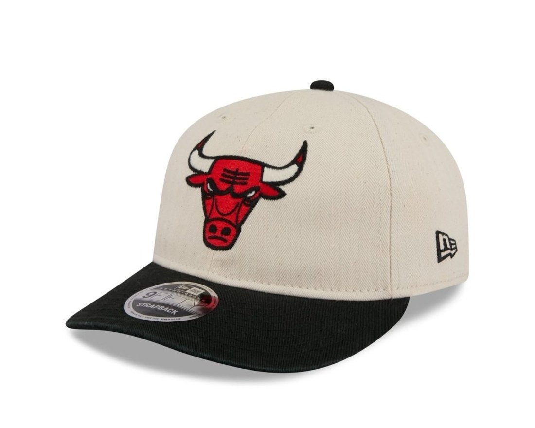 Bone New Era 9FIFTY RETRO CROWN SN Chicago Bulls NBA Preto