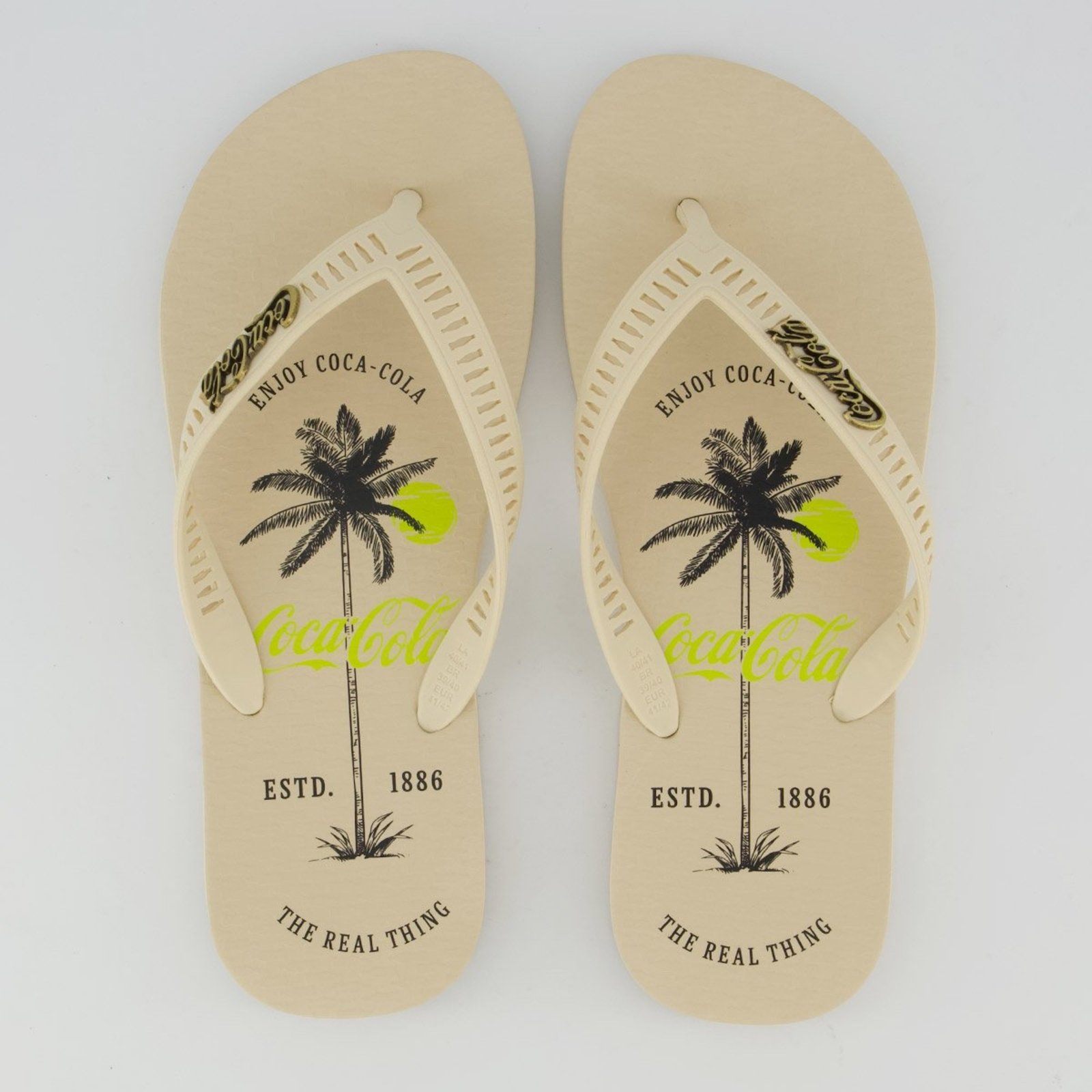 Chinelo Coca Cola Kamari Bege