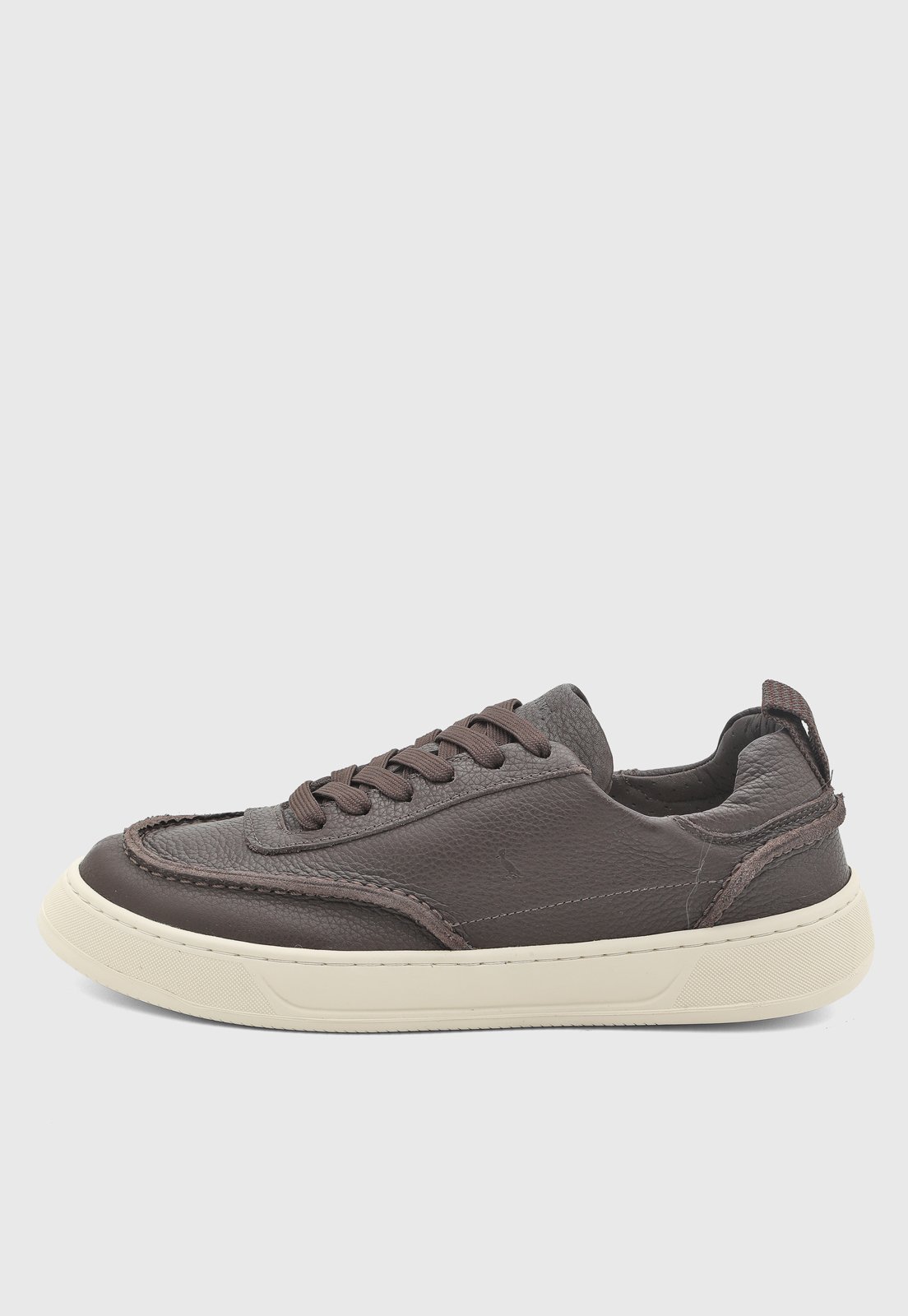 Tênis Masculino Reserva Casual Couro Marrom