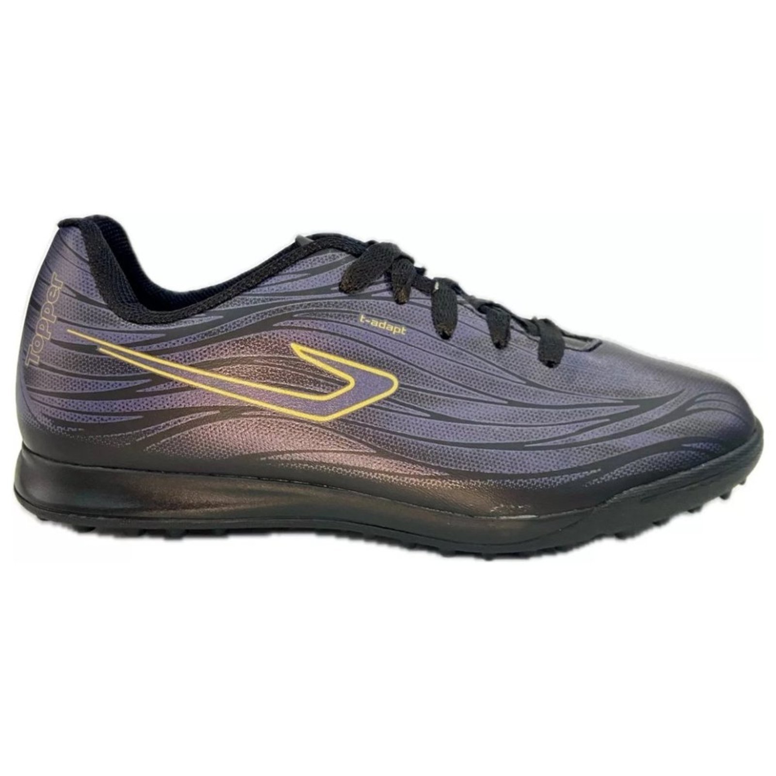 Vista 2 Infantil - Chuteira Society Topper Slick V Topper preto Topper preto