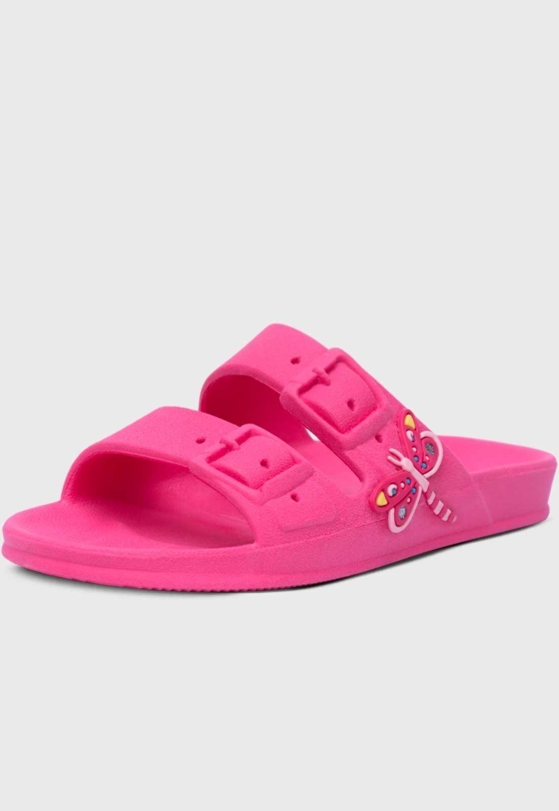 Infantil – Chinelo Papete Popidi Menina Libelula Pink