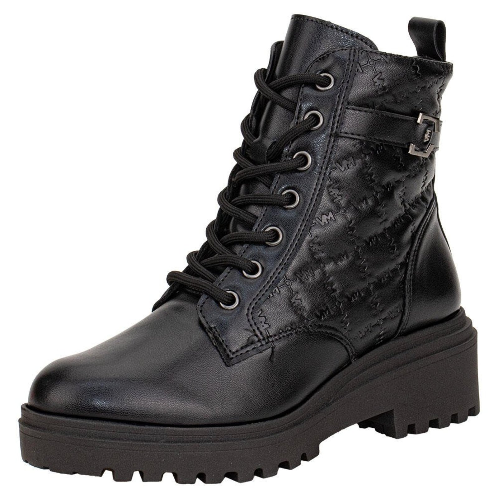 Bota Feminina Coturno Via Marte 009014 5839014 Preto