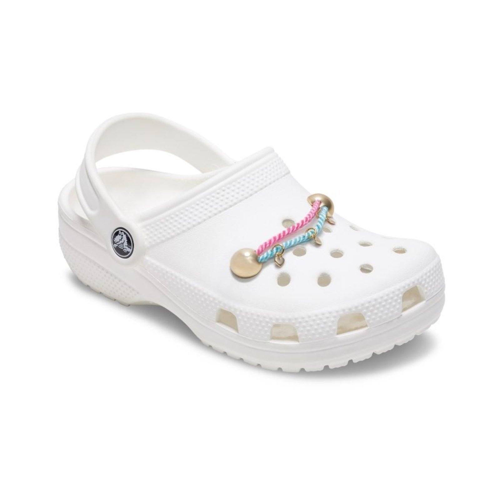 Vista 3 Infantil - Jibbitz™ Corrente de Corda Náutica Crocs branco