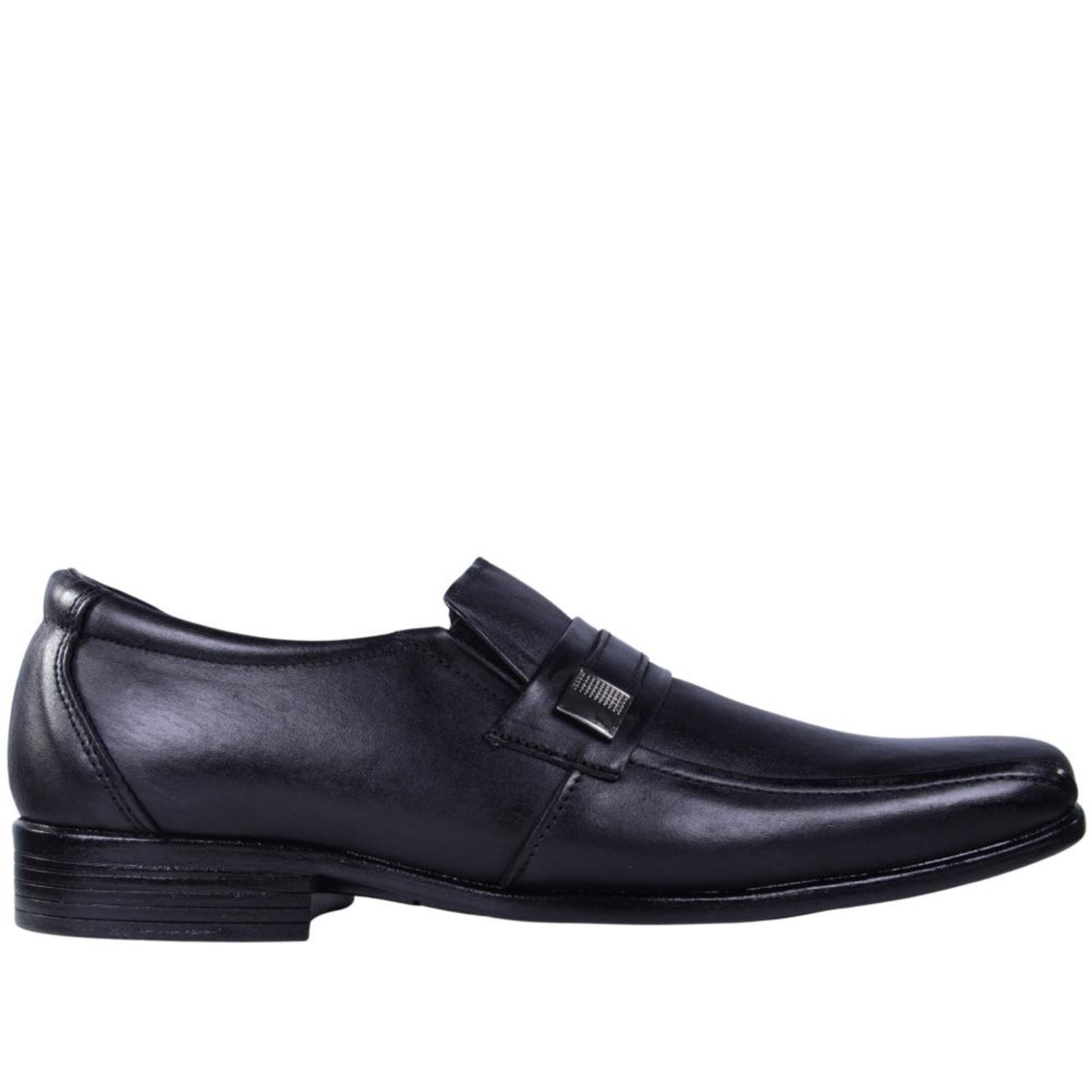 Sapato Masculino Social Zariff Slip-On 6048 Preto Incolor