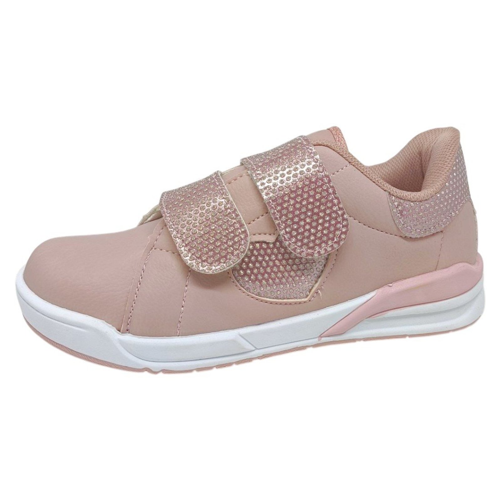 Infantil - Tenis Menina Conforto Strass Casual Leve Via Vip