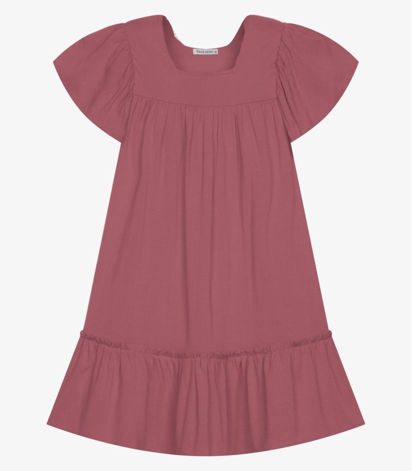 Infantil - Vestido Viscose Liso Trick Nick Rosa