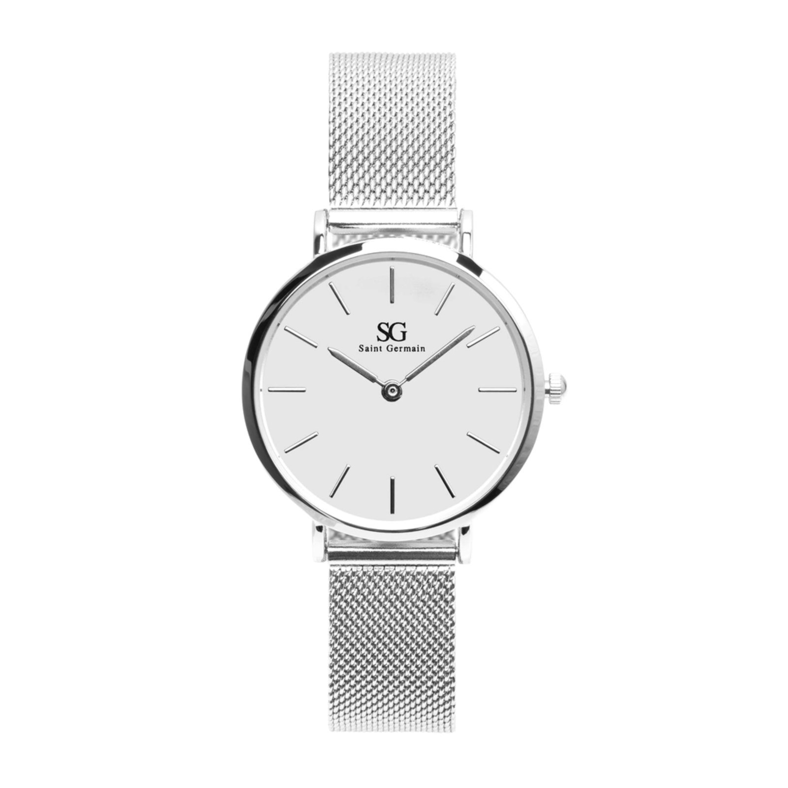 Relógio Feminino Saint Germain Harlem Silver 32mm Prata