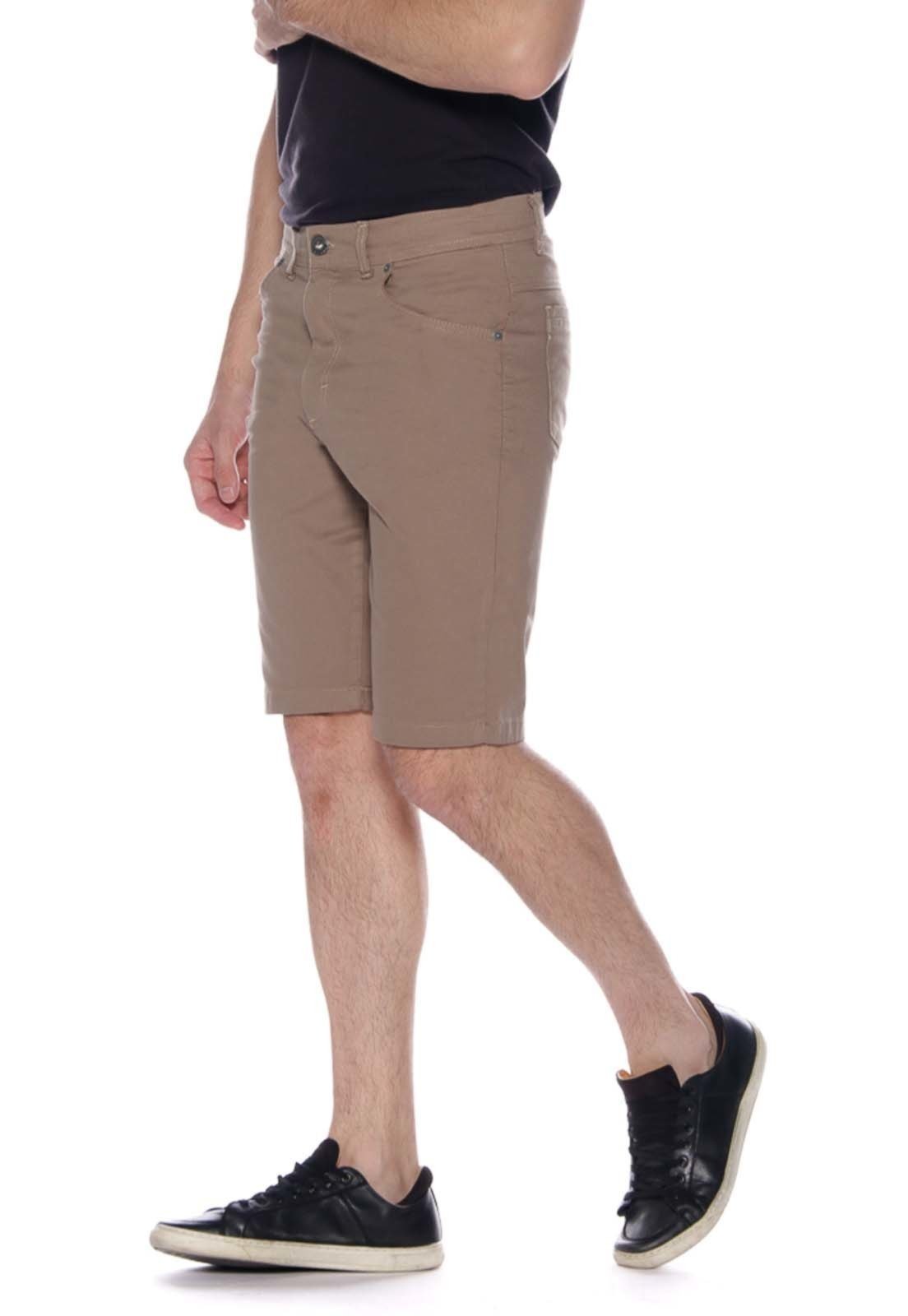 Bermuda Sarja Slim Elastano Mir 7798