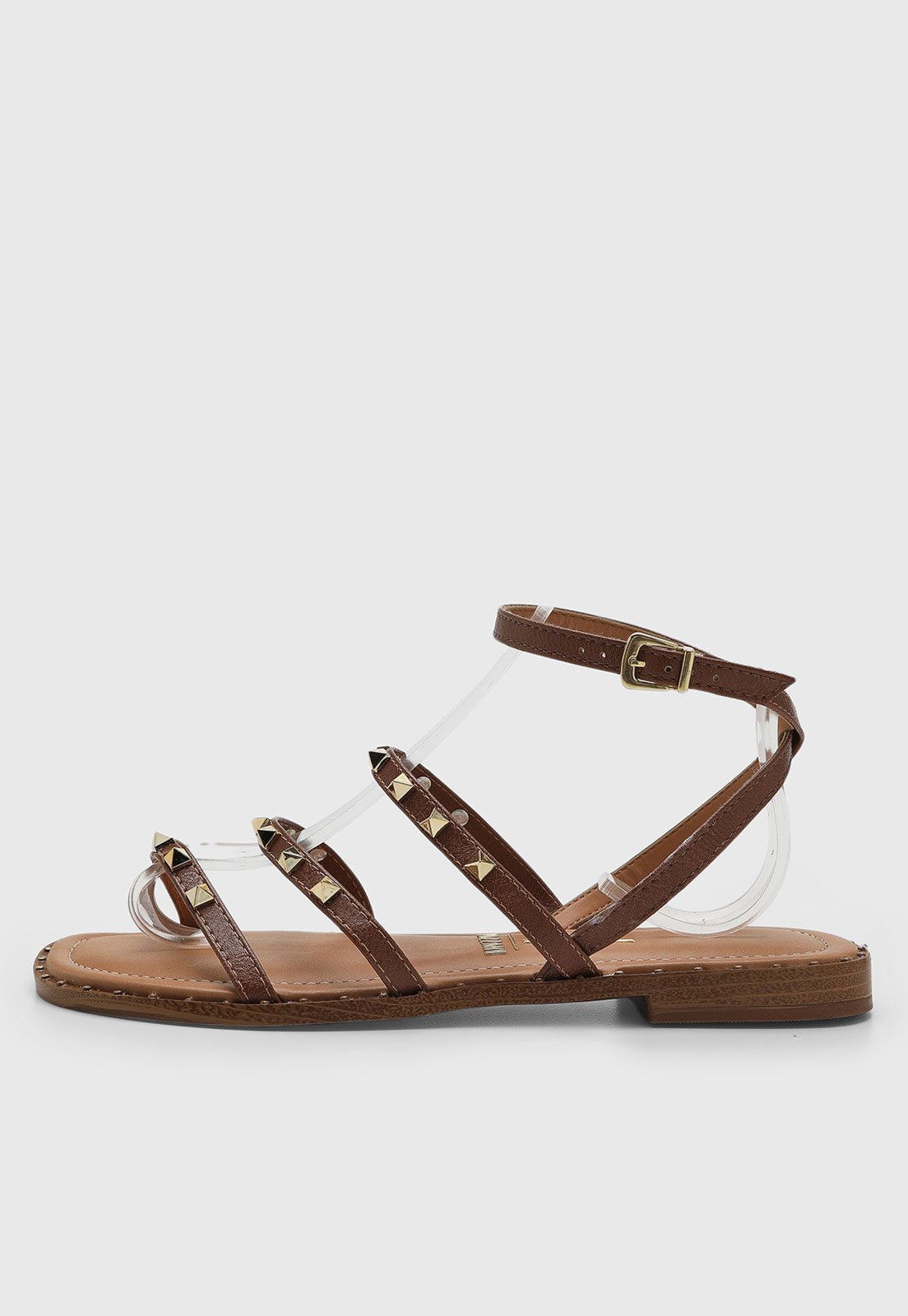 Vista 2 Rasteira Feminina Vizzano Tachas marrom VIZZANO marrom