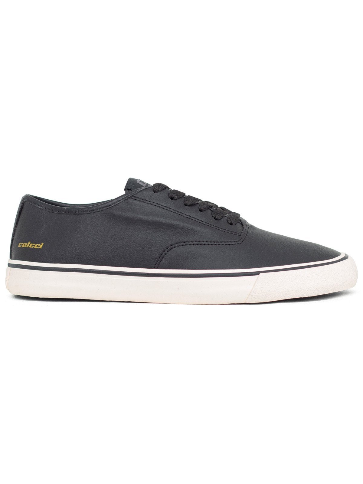 Tênis Masculino Colcci Casual Dante Conforto Flexível Costurado Cadarços Preto