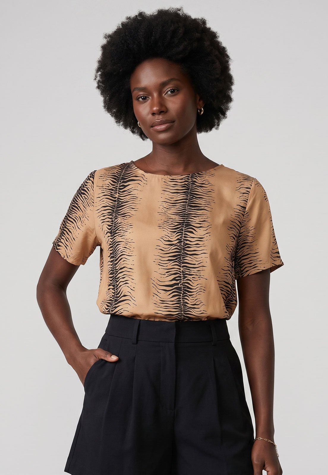 Blusa Feminina Lez a Lez Istambul Caramelo