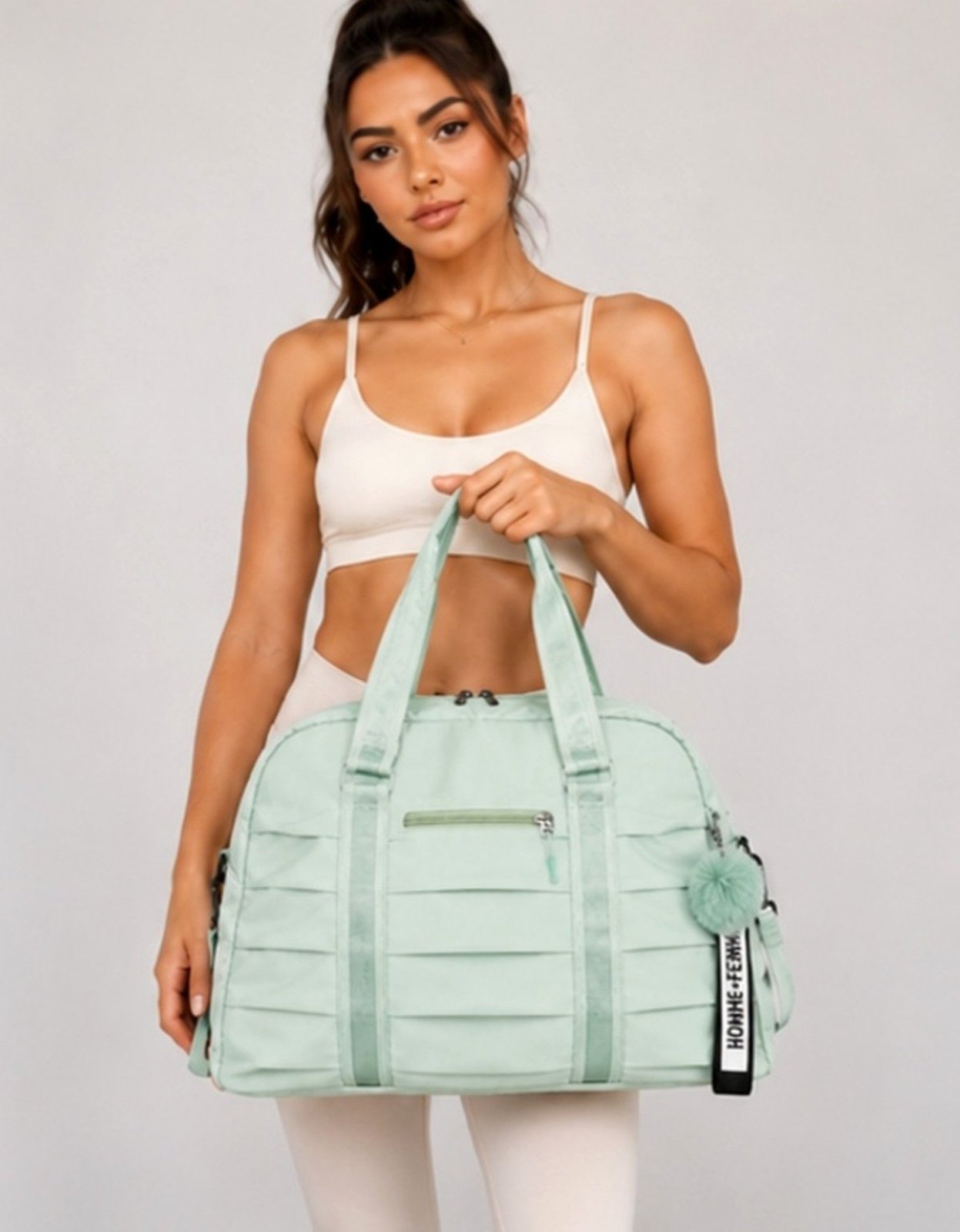 Bolsa Feminina Grande de Ombro com Alça Transversal Viagem Treino Dia a Dia Fitness