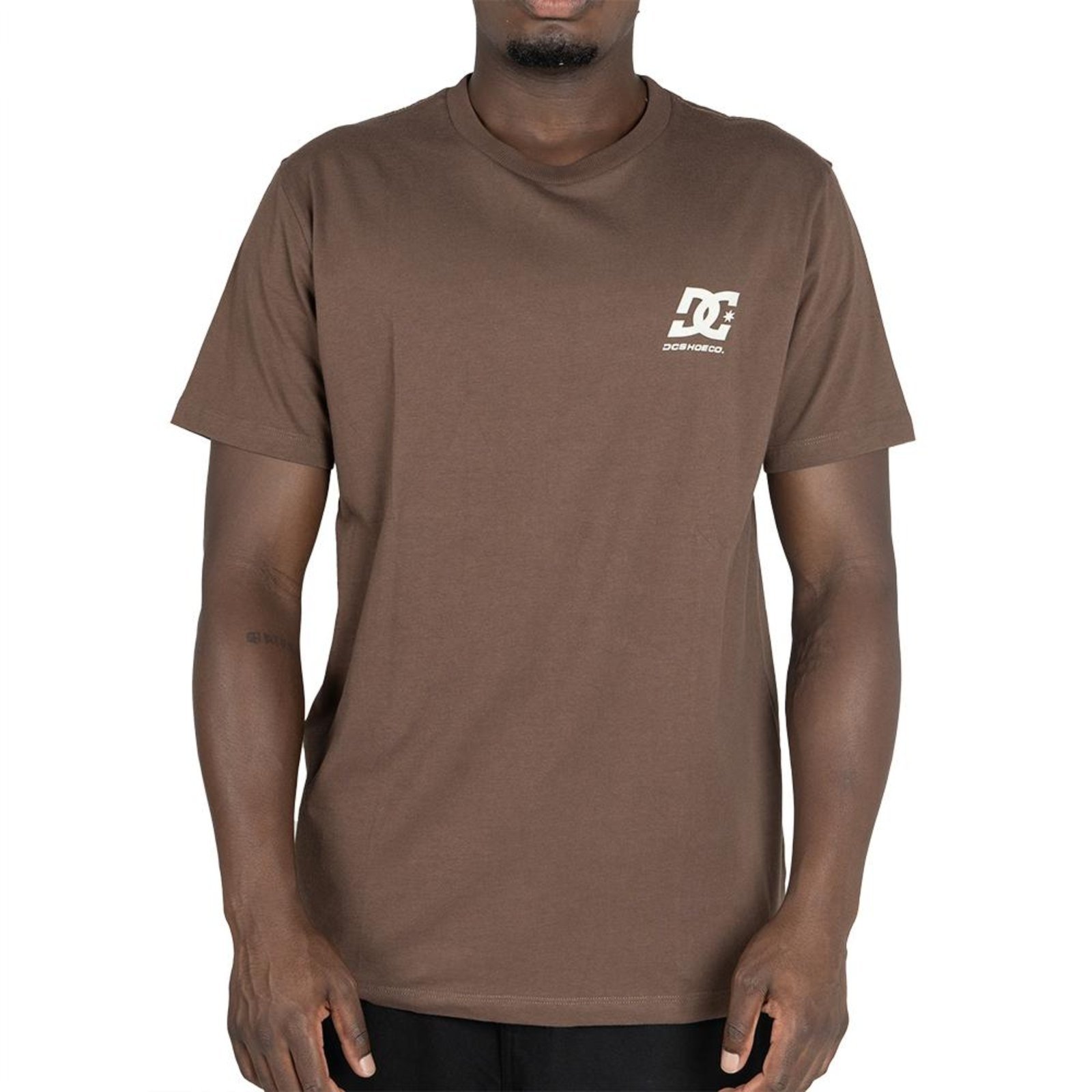 Camiseta DC Shoes Palletline WT25 Masculina Marrom Escuro