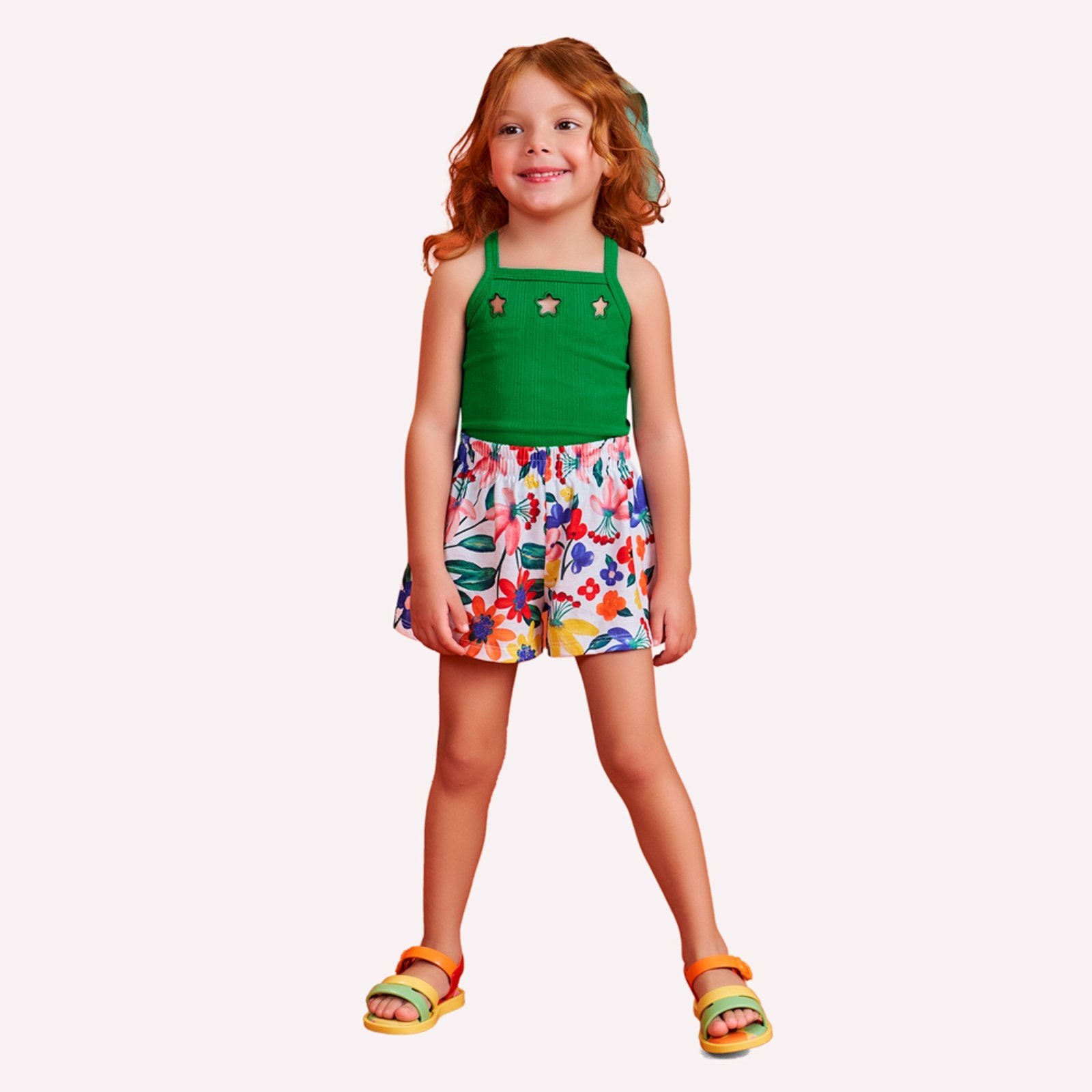 Infantil – Conjunto Menina Flores Nanai
