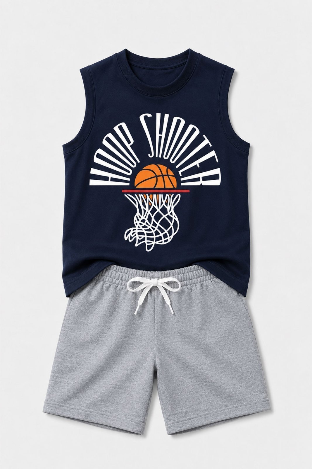 Infantil - Conjunto Masculino Hoop Shooter Marinho - Babei no Look