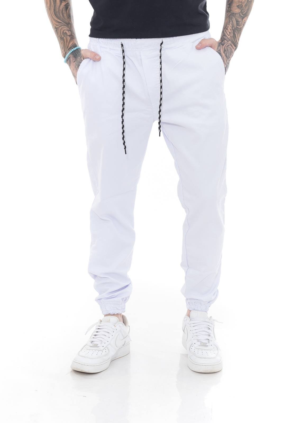 Calça Jogger Masculina Branca