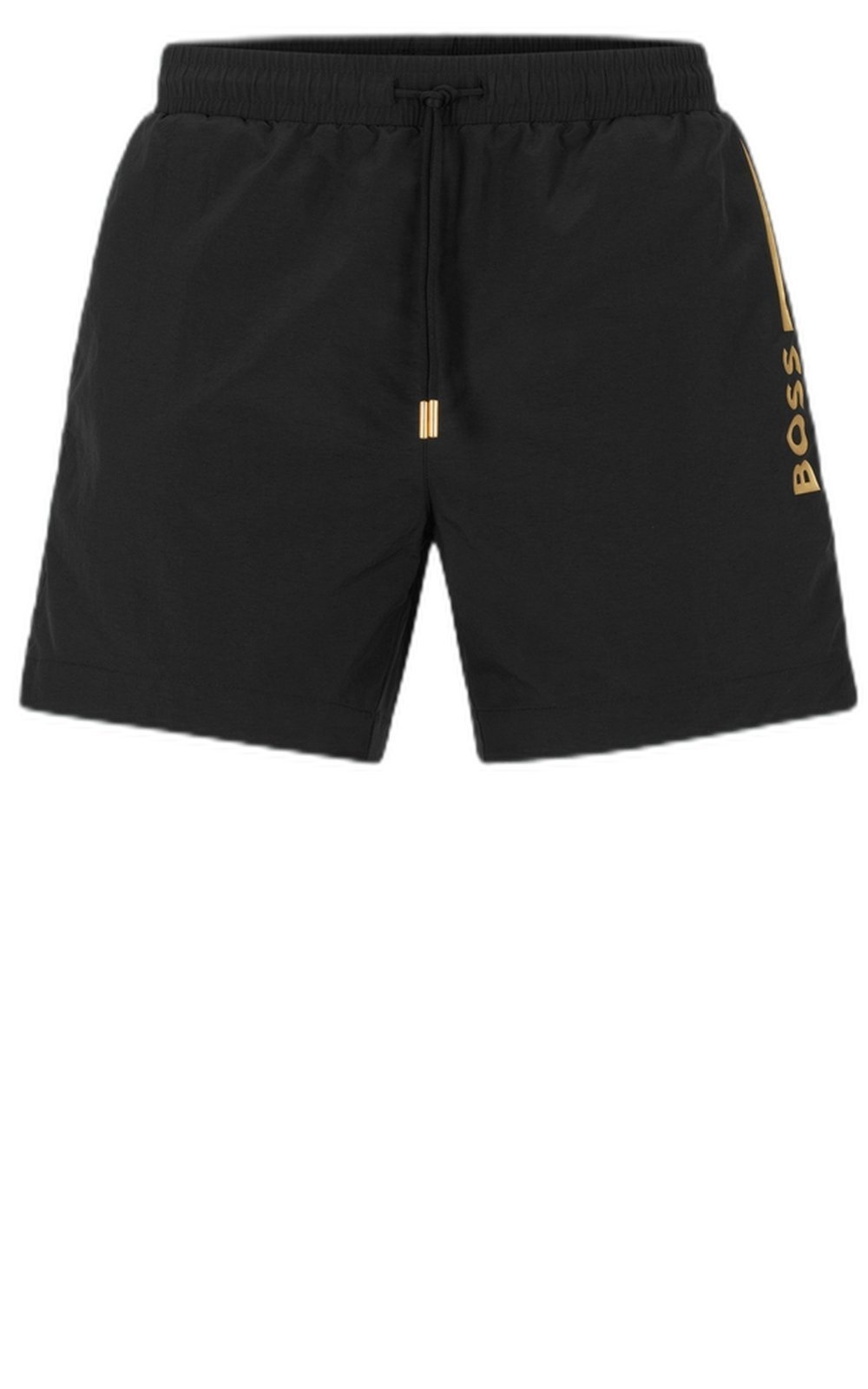 Shorts De Praia De Material Reciclado De Secagem Rápida Com Logotipo Metálico