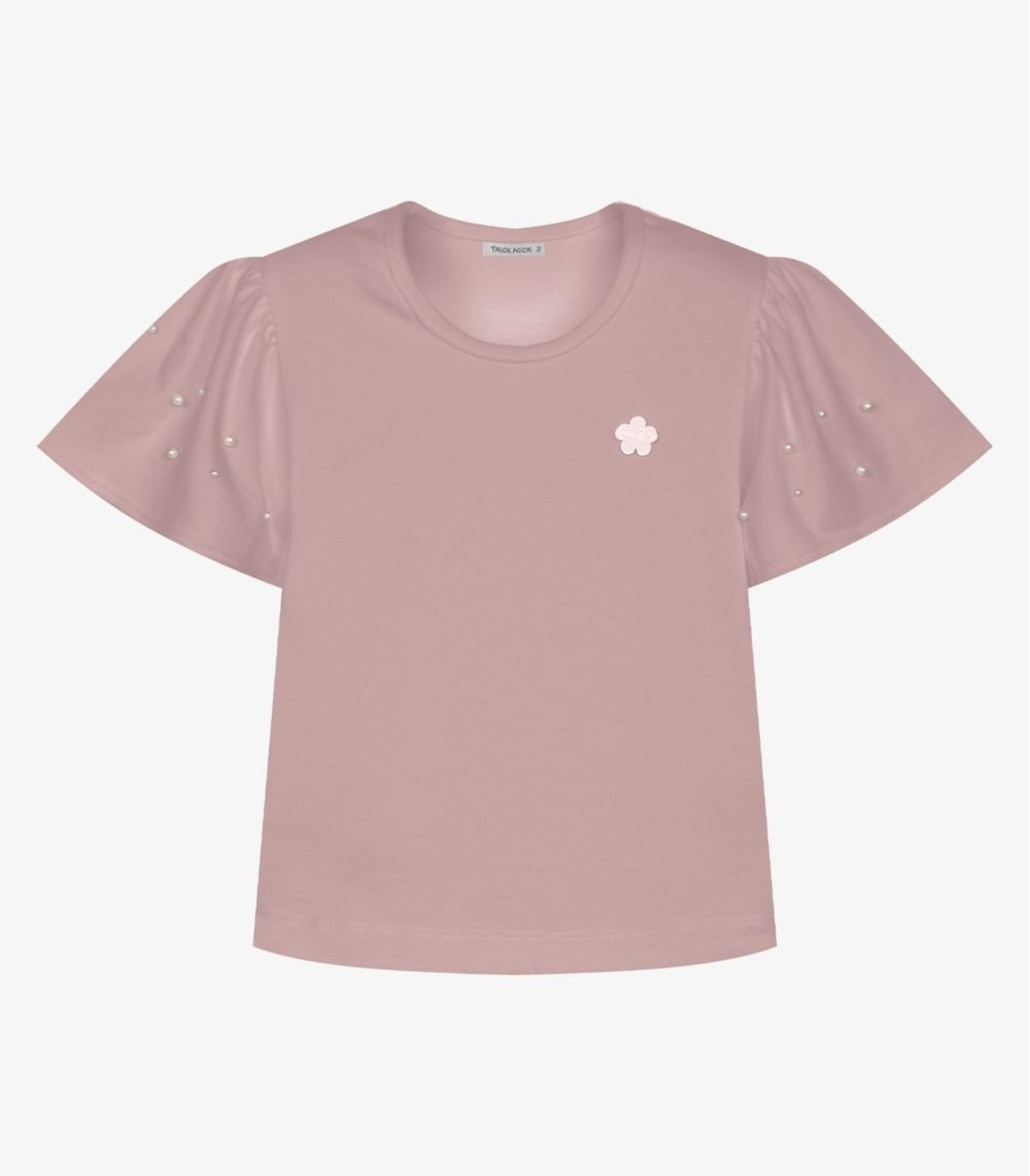 Infantil - Blusa Feminina Cotton Leve Trick Nick Rosa