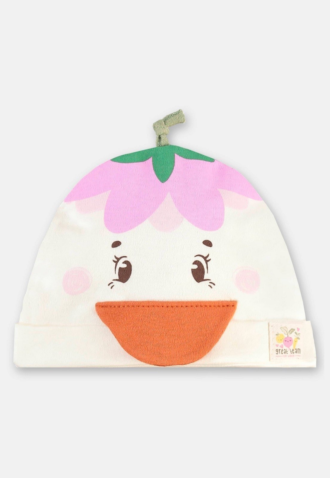 Infantil - Gorro Comfy para Menina em Suedine Up Baby Off-White