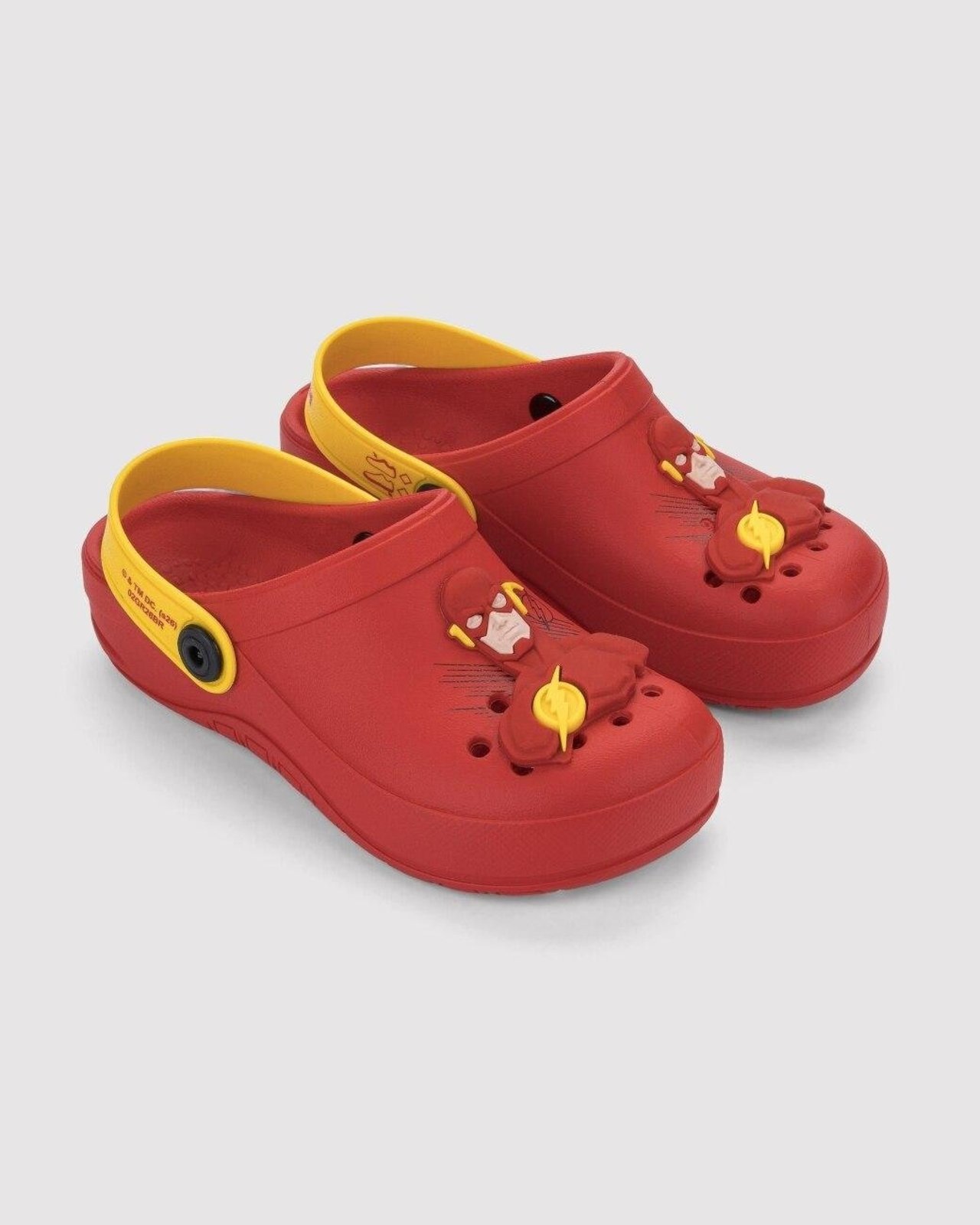 Infantil - Babuche Grendene Liga da Justiça Brave II Vermelho