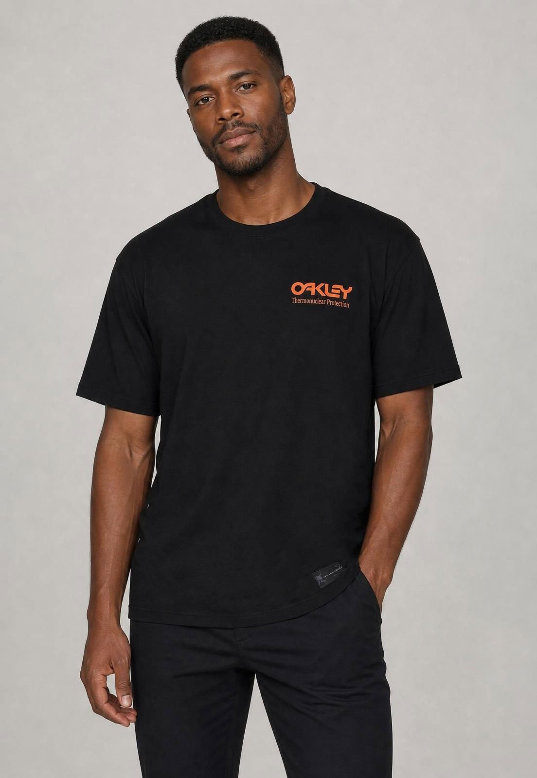 Camiseta Masculina Oakley Thermonuclear Preta