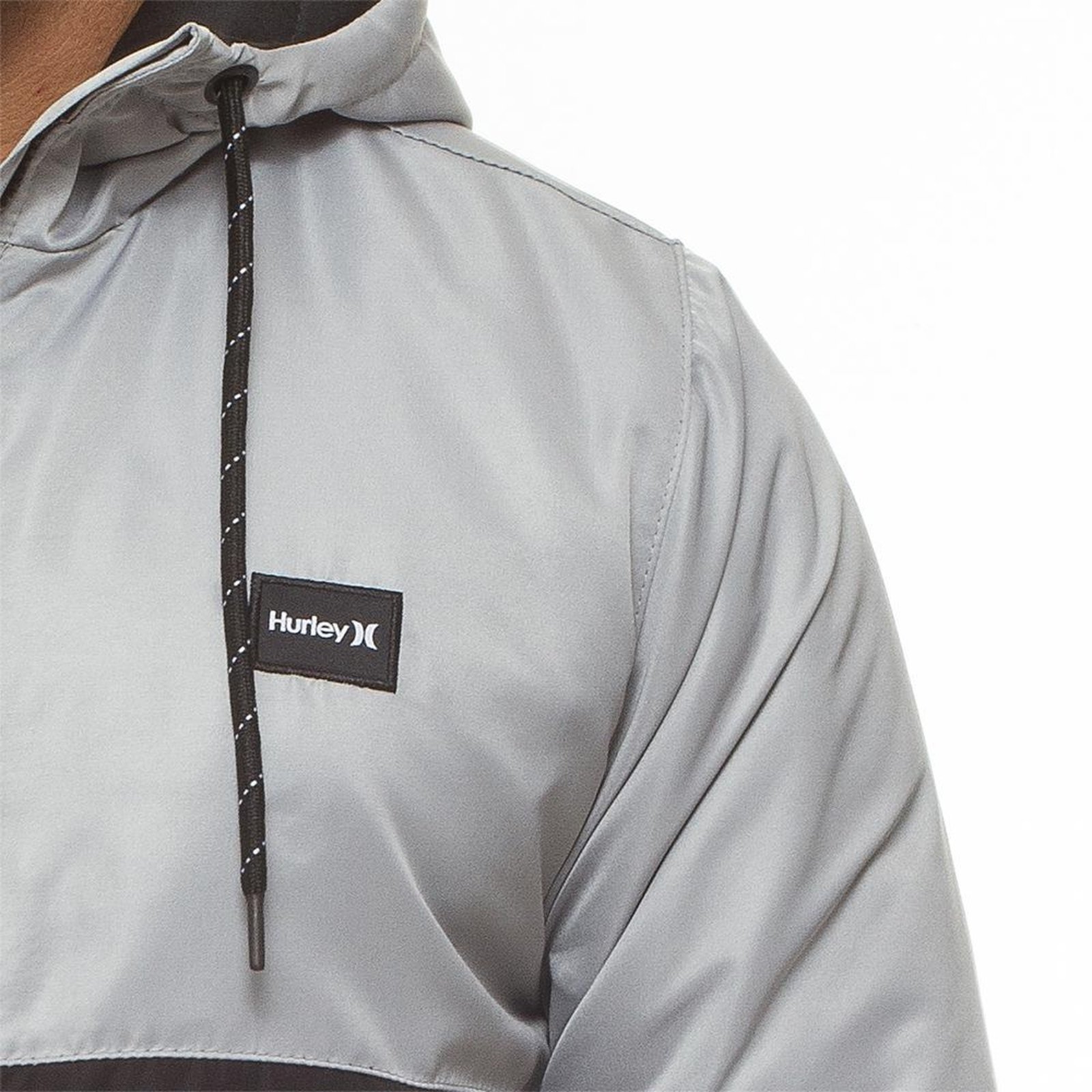 Vista 3 Jaqueta Hurley Techno II WT23 Masculina cinza hurley cinza