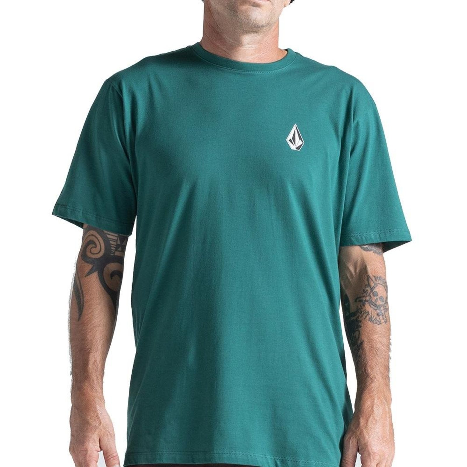 Camiseta Volcom Iconic WT26 Masculina Verde