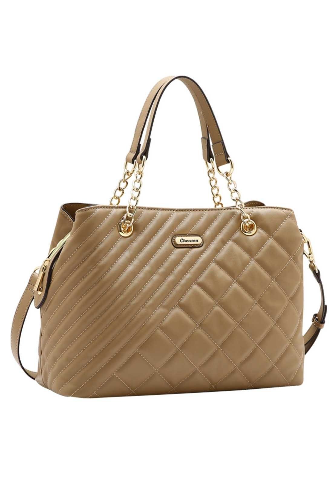 Bolsa Feminina Chenson Mão Matelasse 3485914 Natural