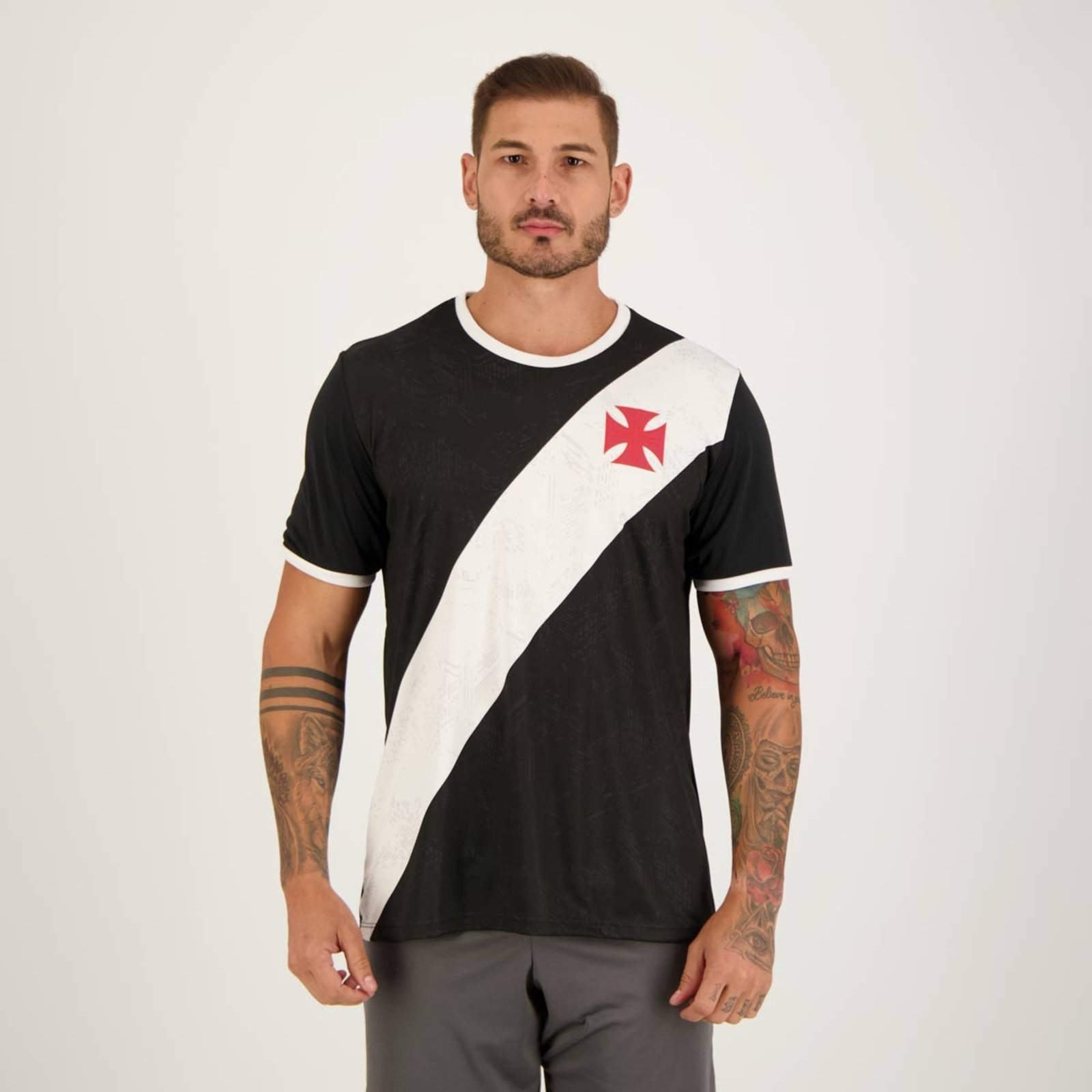 Camisa Vasco Building Preta