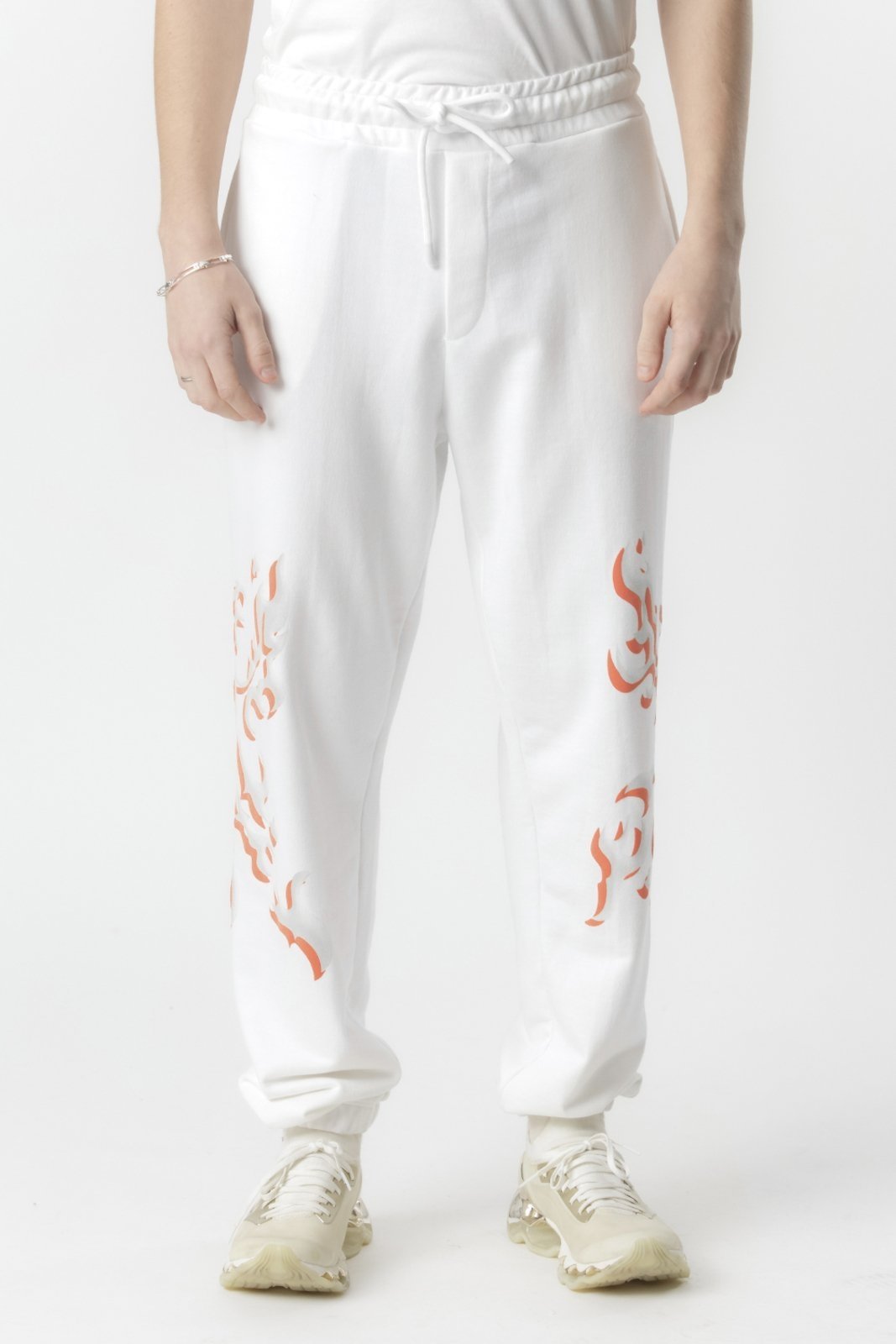Calça Moletom Color Flame Branco THESAINT