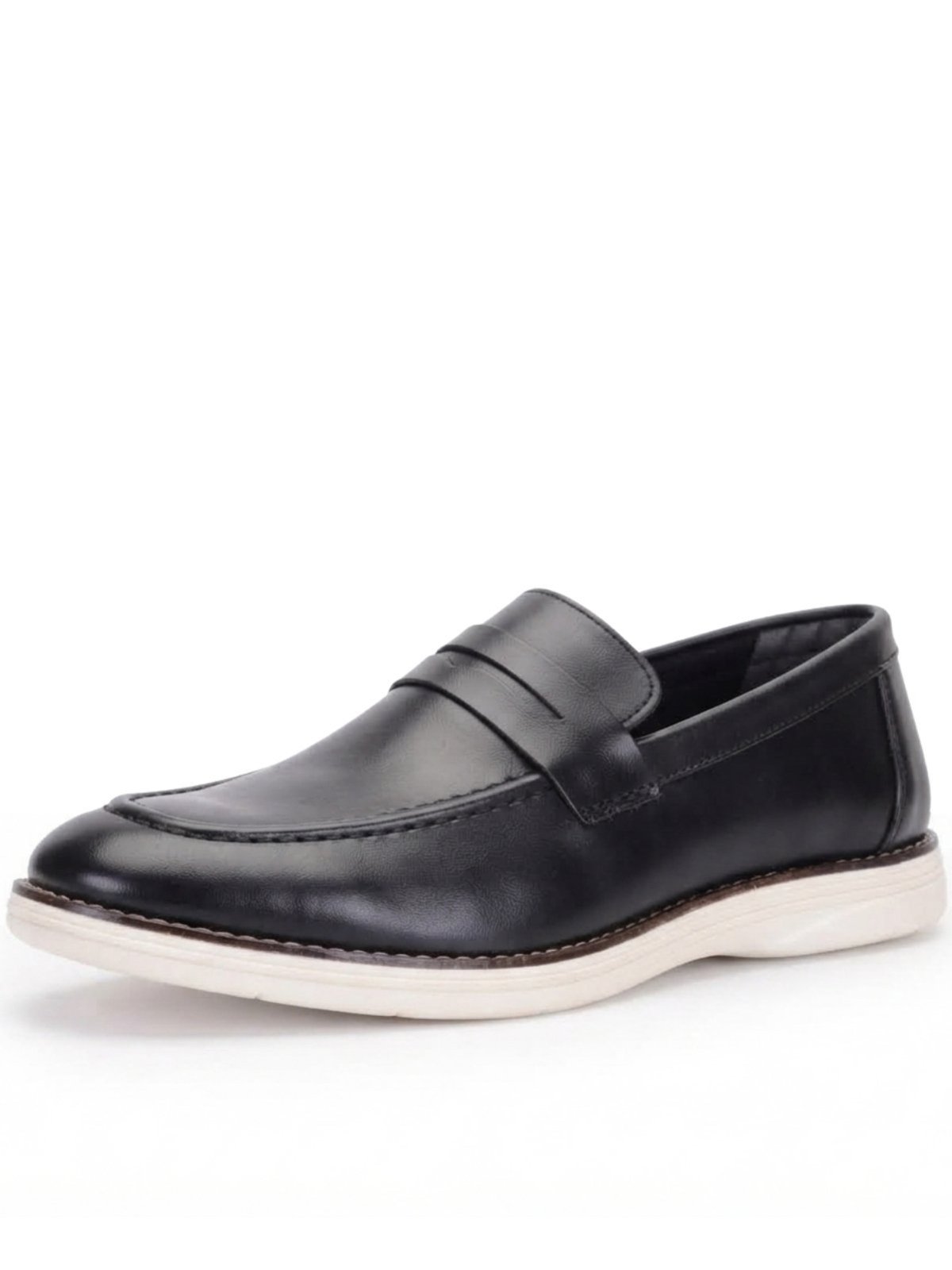 Sapato Social Masculino Loafer Sapatofran Casual Social Calce Fácil Conforto Preto