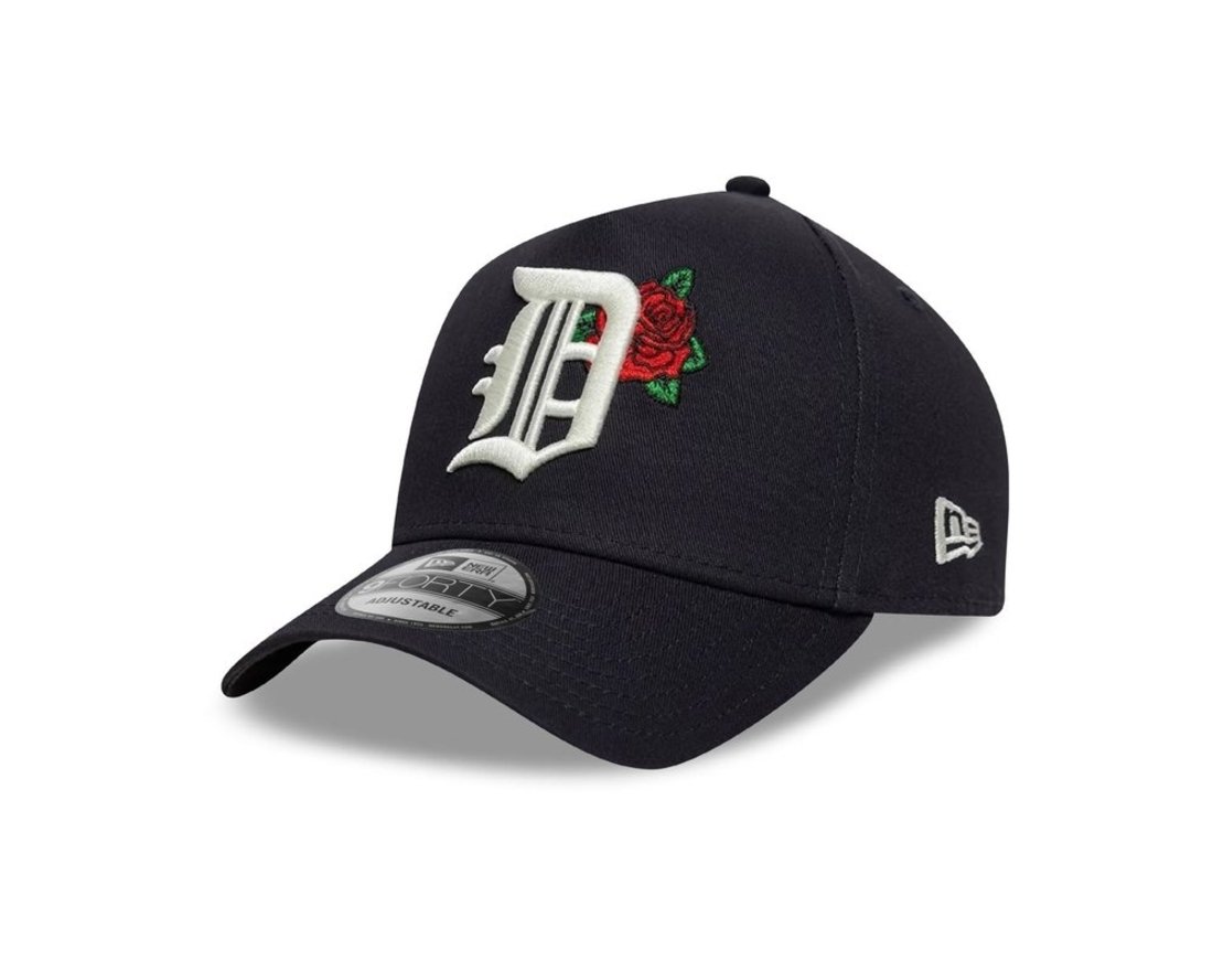 Bone New Era 9FORTY A-Frame Detroit Tigers MLB Marinho