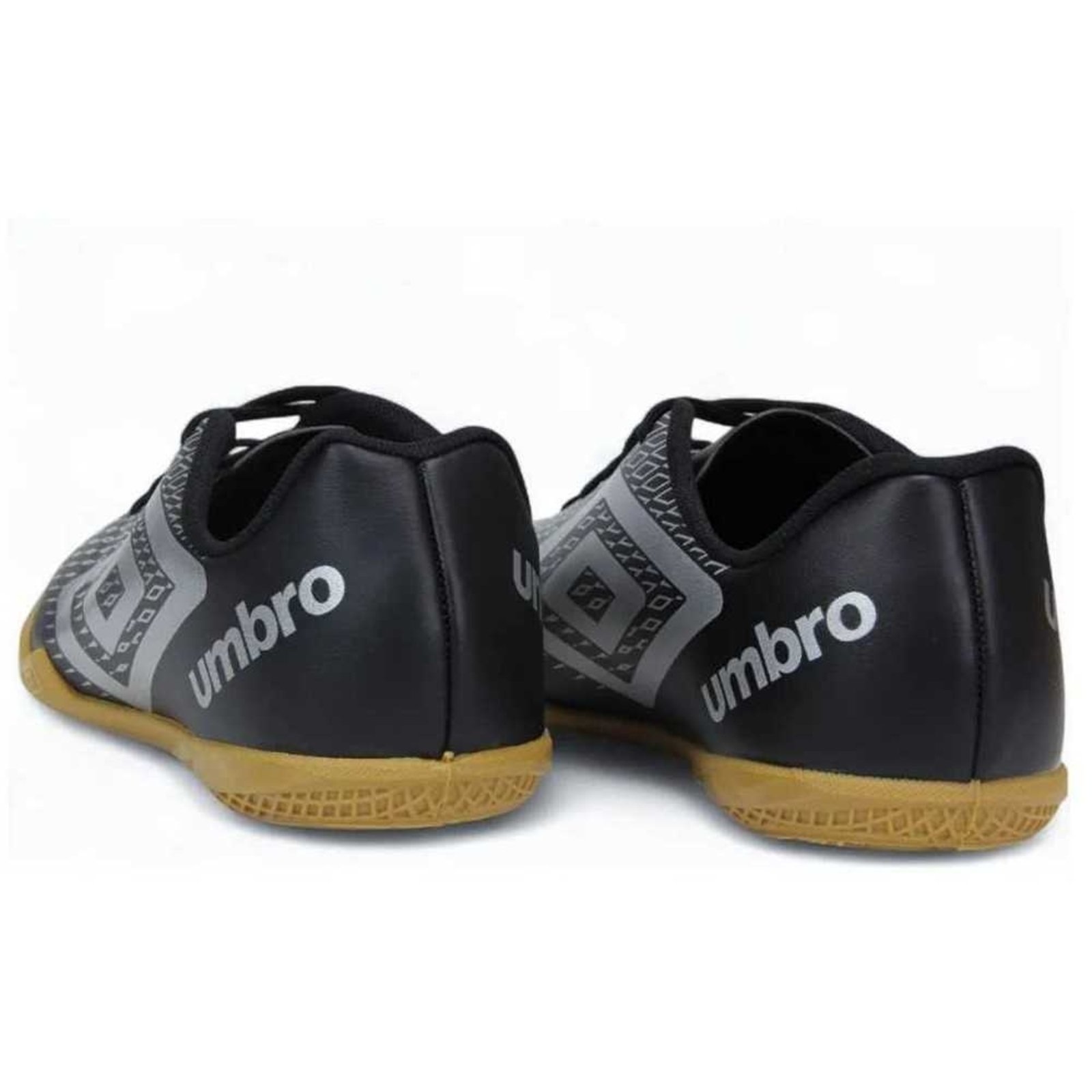 Vista 3 Infantil - Chuteira Futsal Umbro X Diamond Jr preto Umbro preto