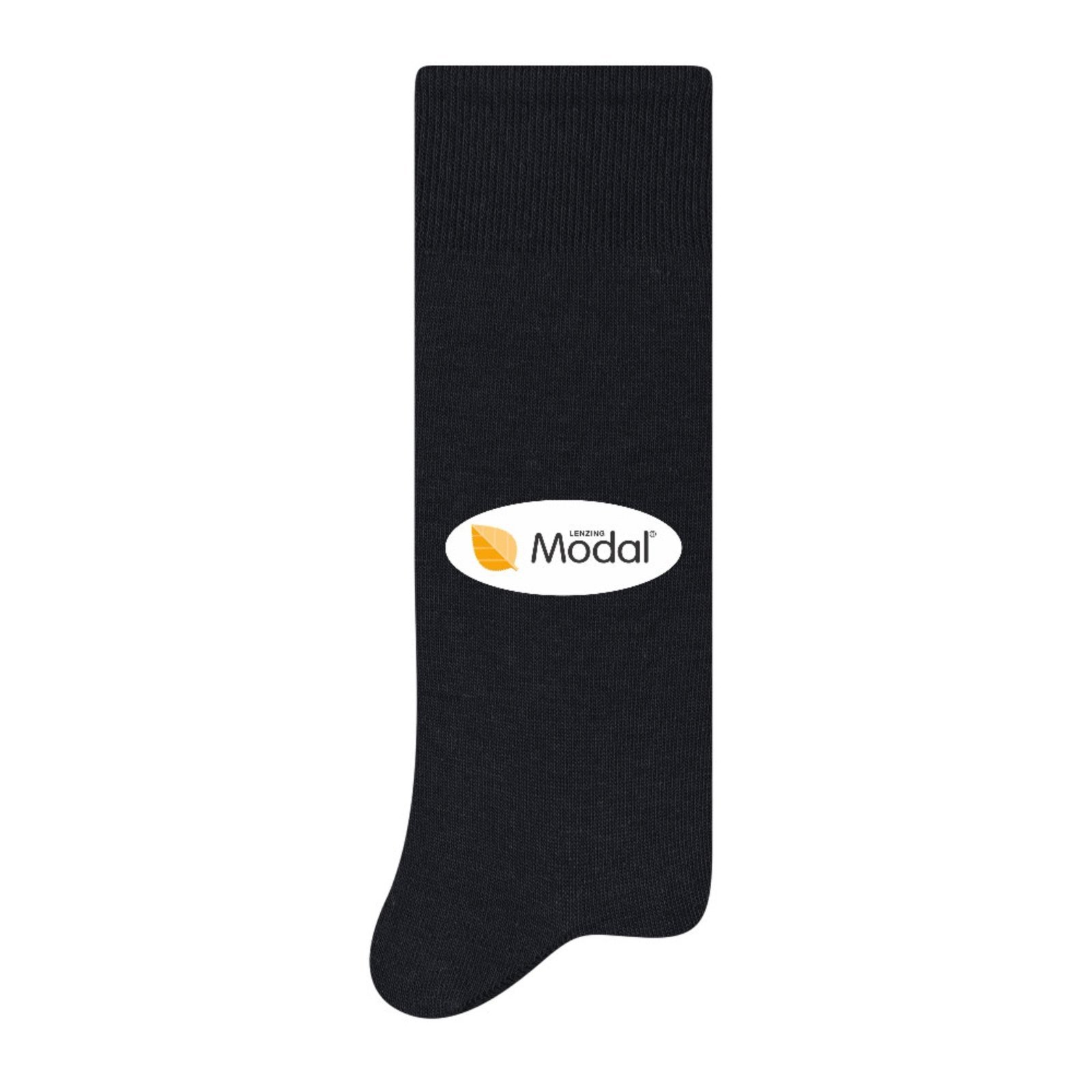 Meia Social Selene 8350-001 Casual Modal Preto