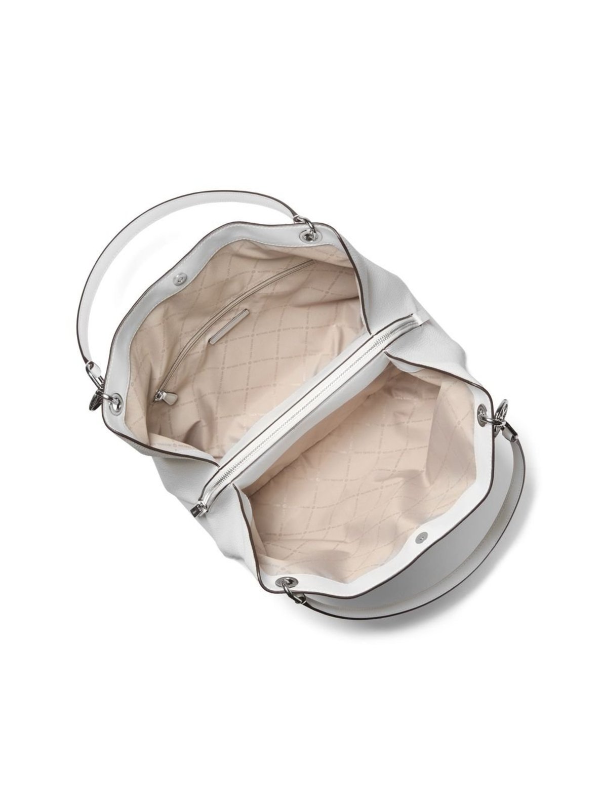Vista 3 Bolsa Tote Christina Grande De Couro 35T5s8we6l085 branco branco