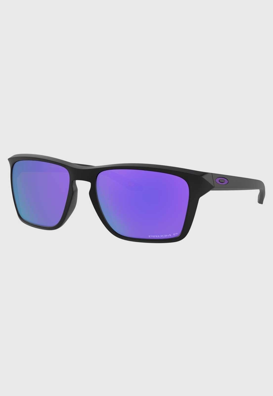 Vista 2 Óculos de Sol Oakley Sylas Lente Roxa e Espelhada preto preto